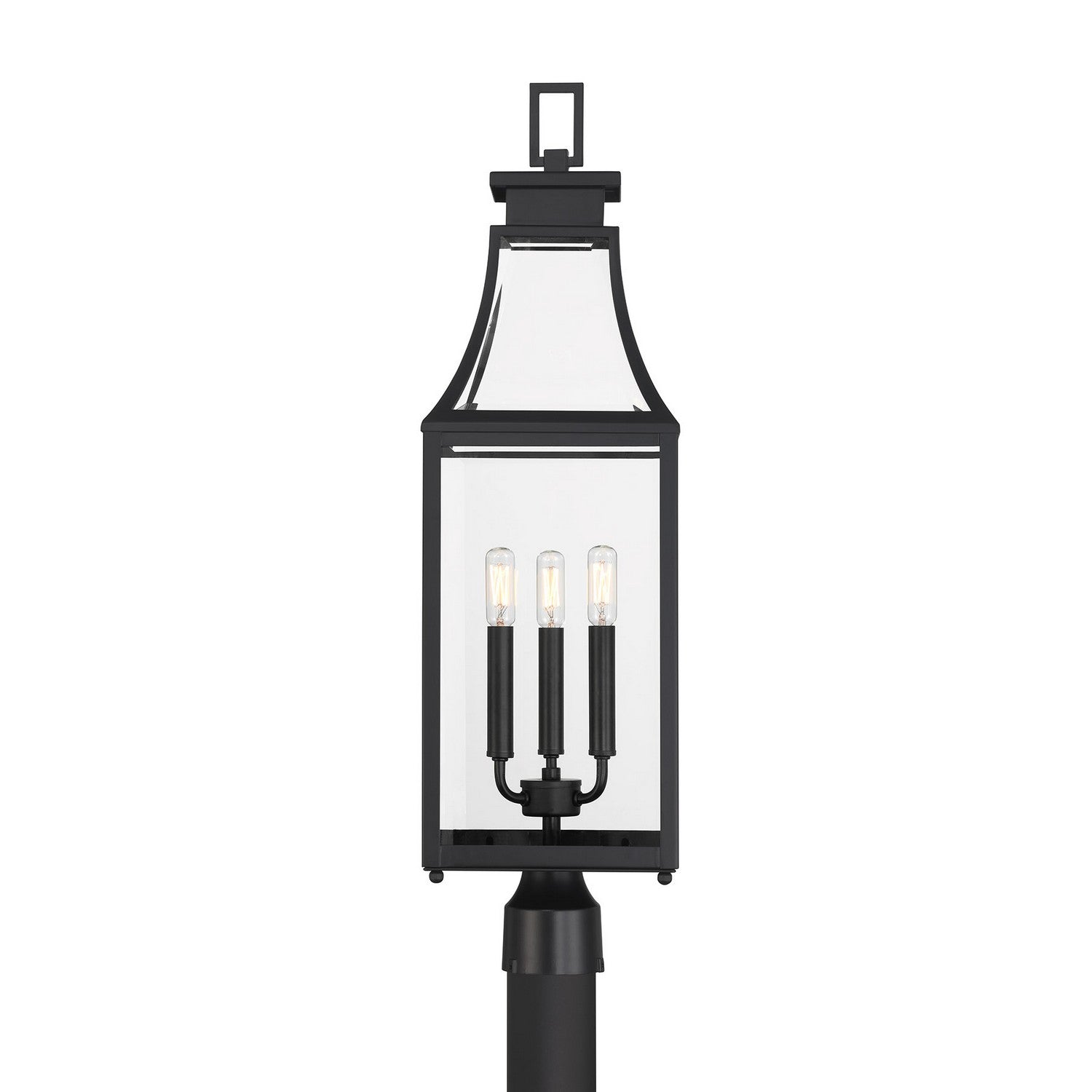 Savoy House - 5-609-BK - Three Light Outdoor Post Lantern - Emery - Matte Black