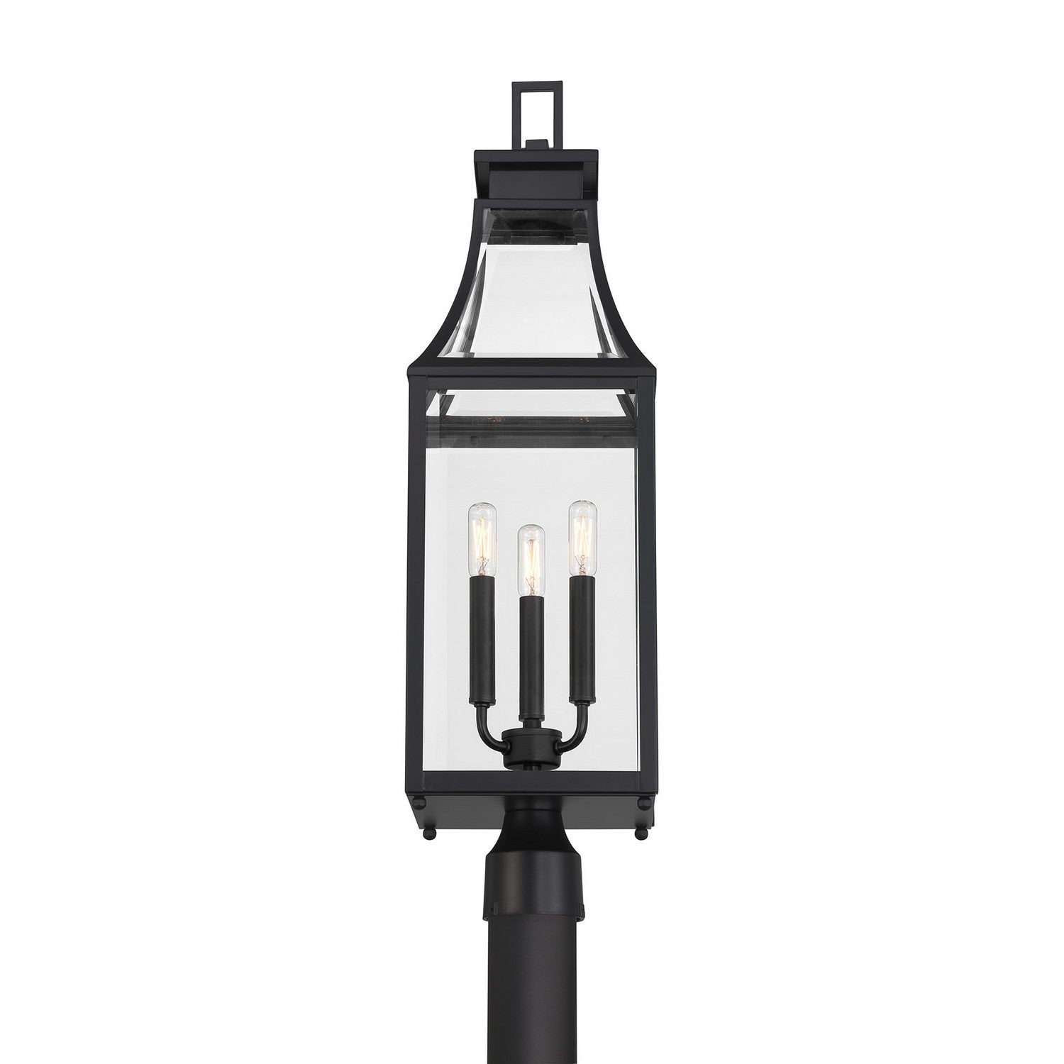 Savoy House - 5-609-BK - Three Light Outdoor Post Lantern - Emery - Matte Black