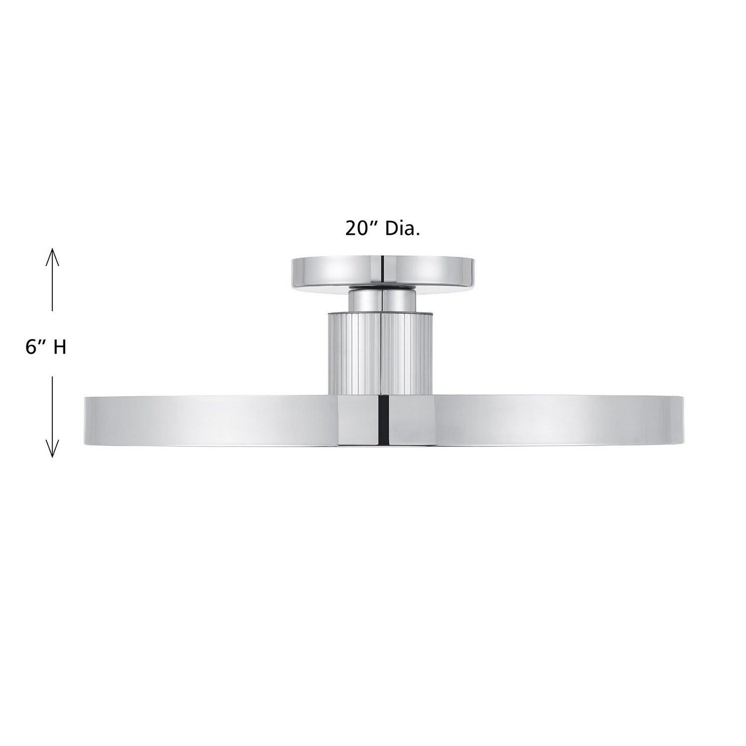 Savoy House - 6-2969-1-11 - LED Semi-Flush Mount - Thayer - Chrome