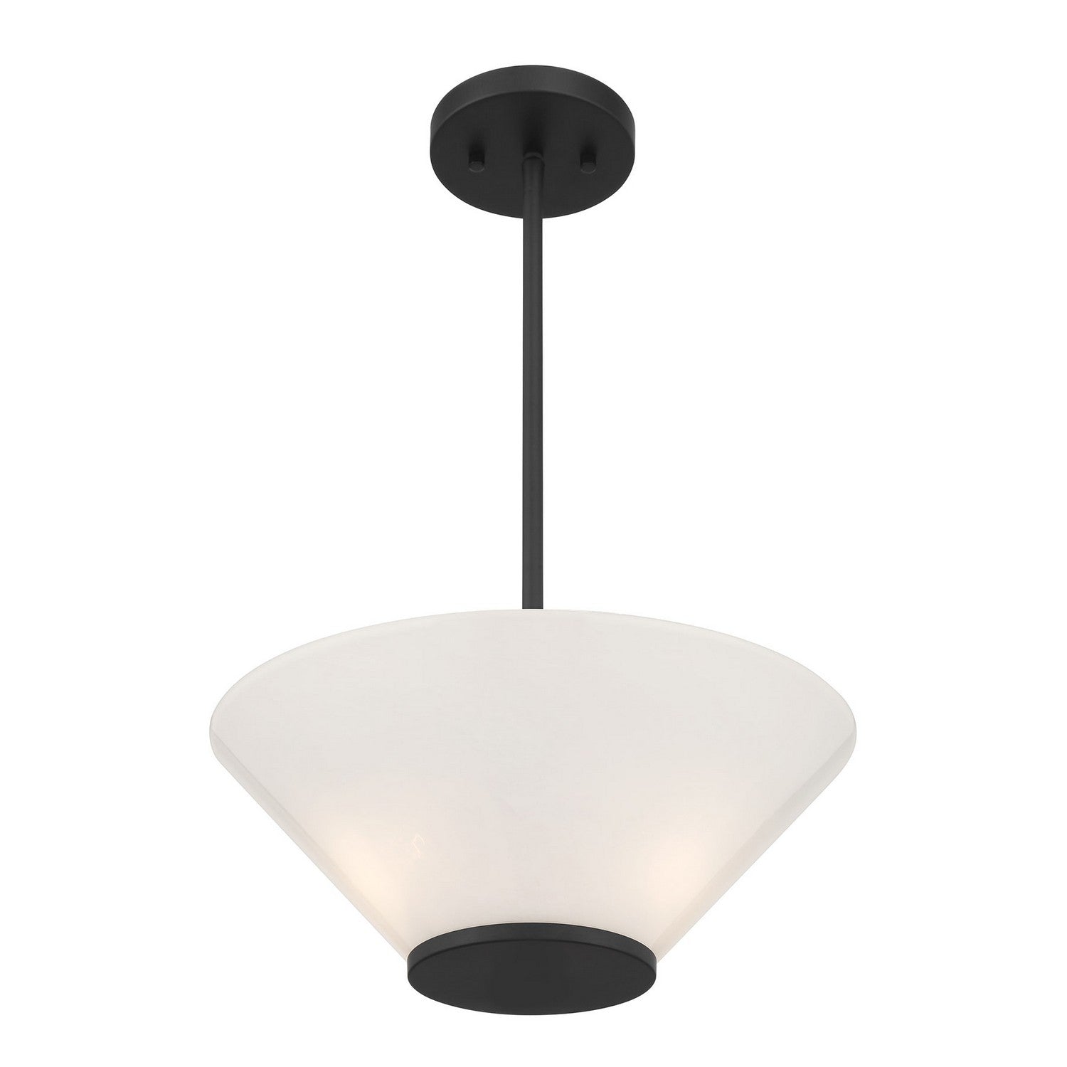 Savoy House - 6-4012-3-89 - Three Light Convertible Semi-Flush /Pendant - Blair - Matte Black