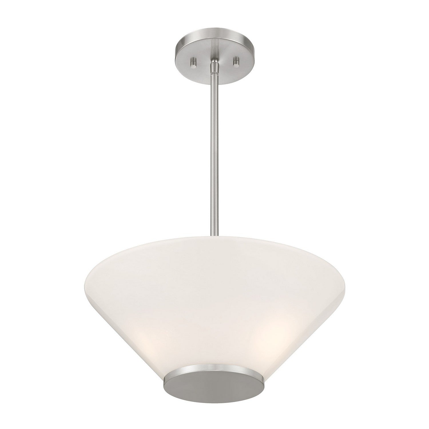 Savoy House - 6-4012-3-SN - Three Light Convertible Semi-Flush /Pendant - Blair - Satin Nickel