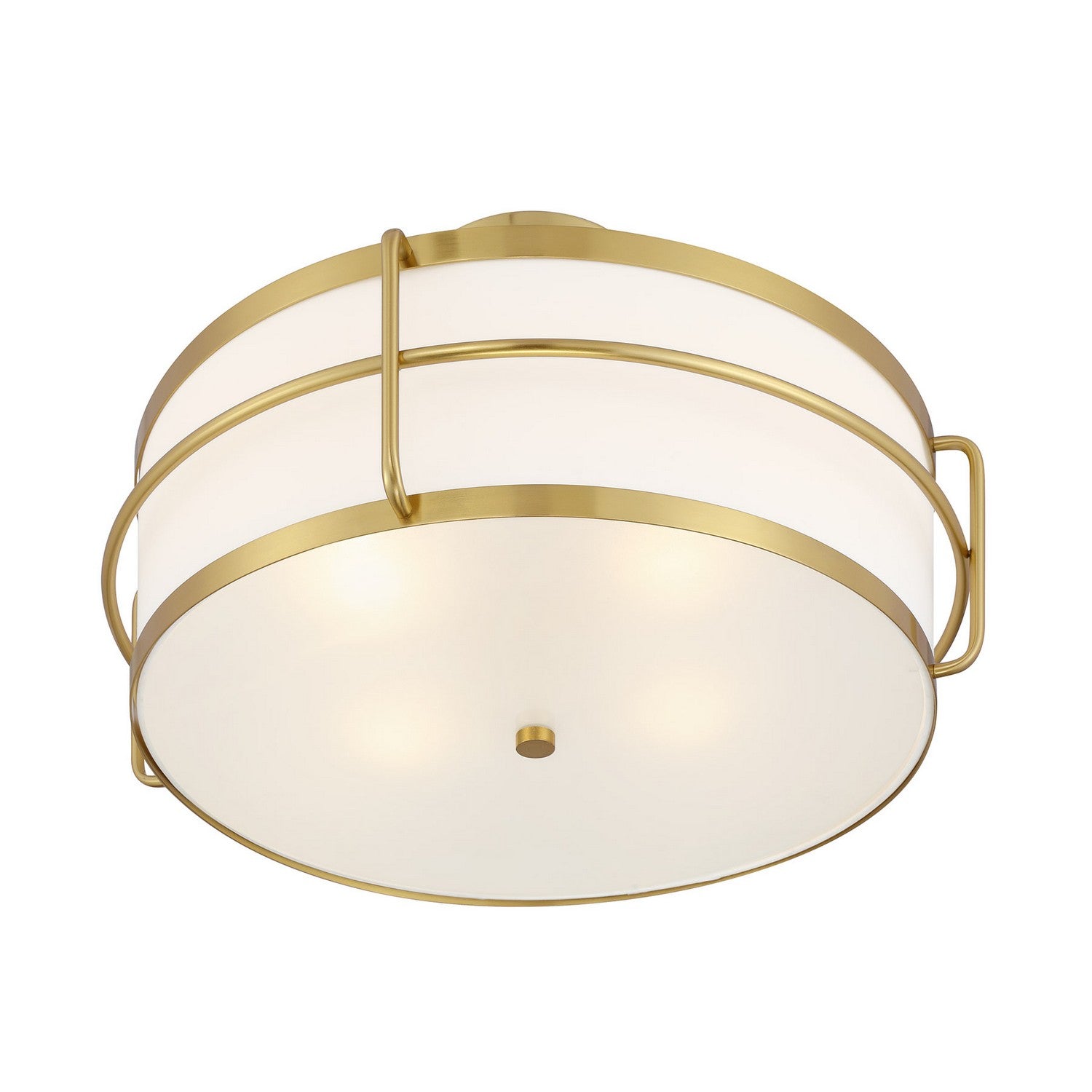 Savoy House - 6-4193-4-322 - Four Light Semi-Flush Mount - Chauncey - Warm Brass