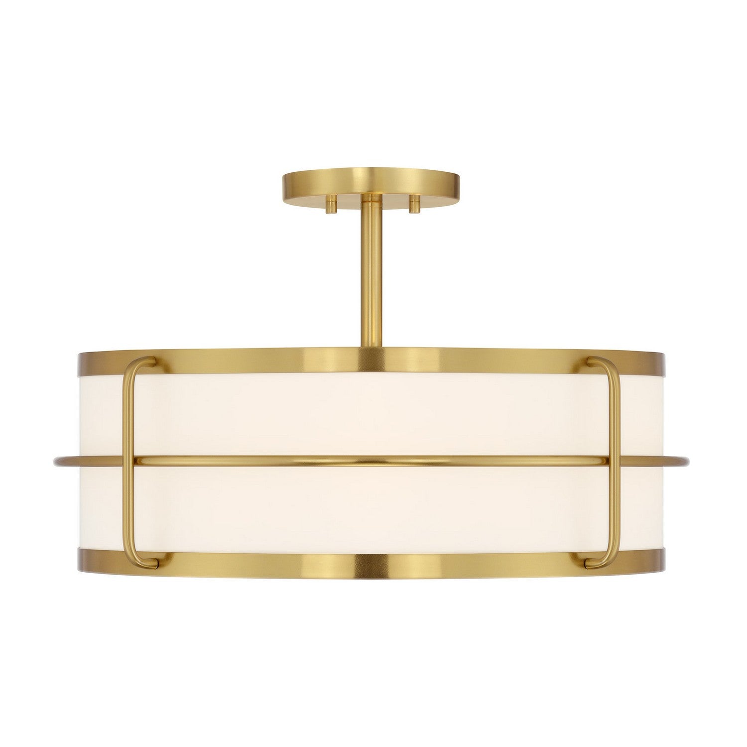 Savoy House - 6-4193-4-322 - Four Light Semi-Flush Mount - Chauncey - Warm Brass