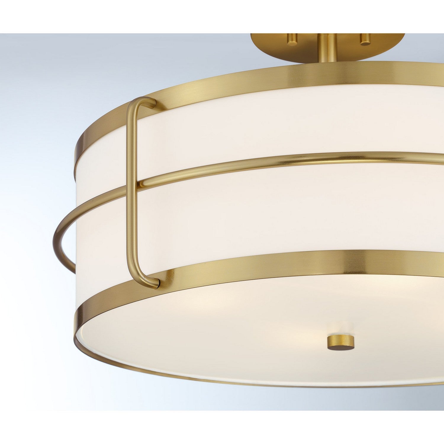 Savoy House - 6-4193-4-322 - Four Light Semi-Flush Mount - Chauncey - Warm Brass