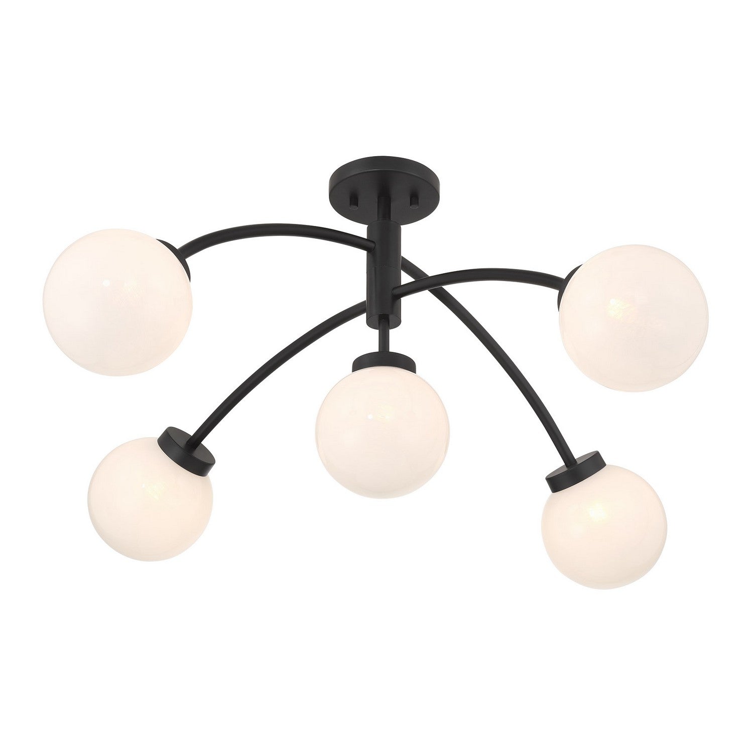 Savoy House - 6-6199-5-89 - LED Semi-Flush Mount - Redfield - Matte Black