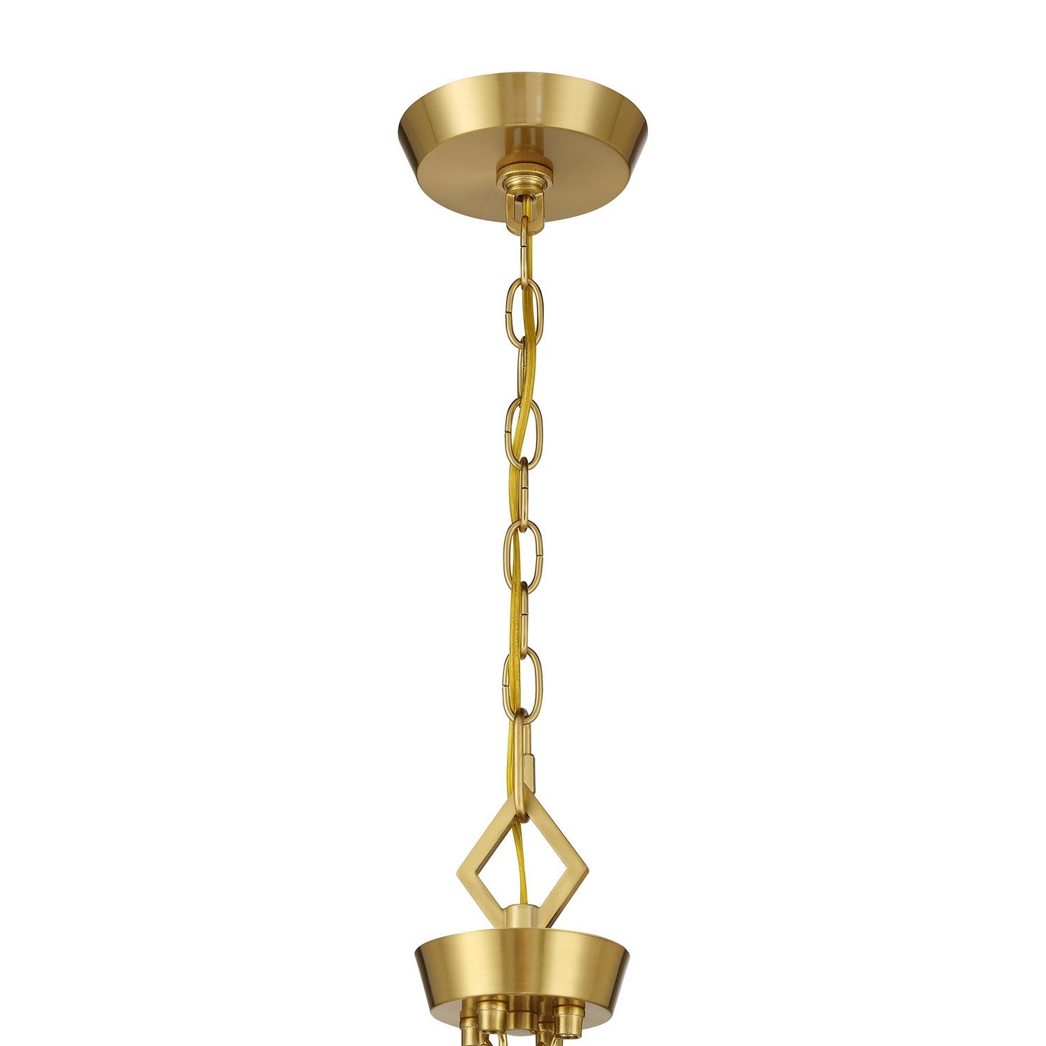 Savoy House - 7-1038-4-322 - Four Light Pendant - Rivage - Warm Brass