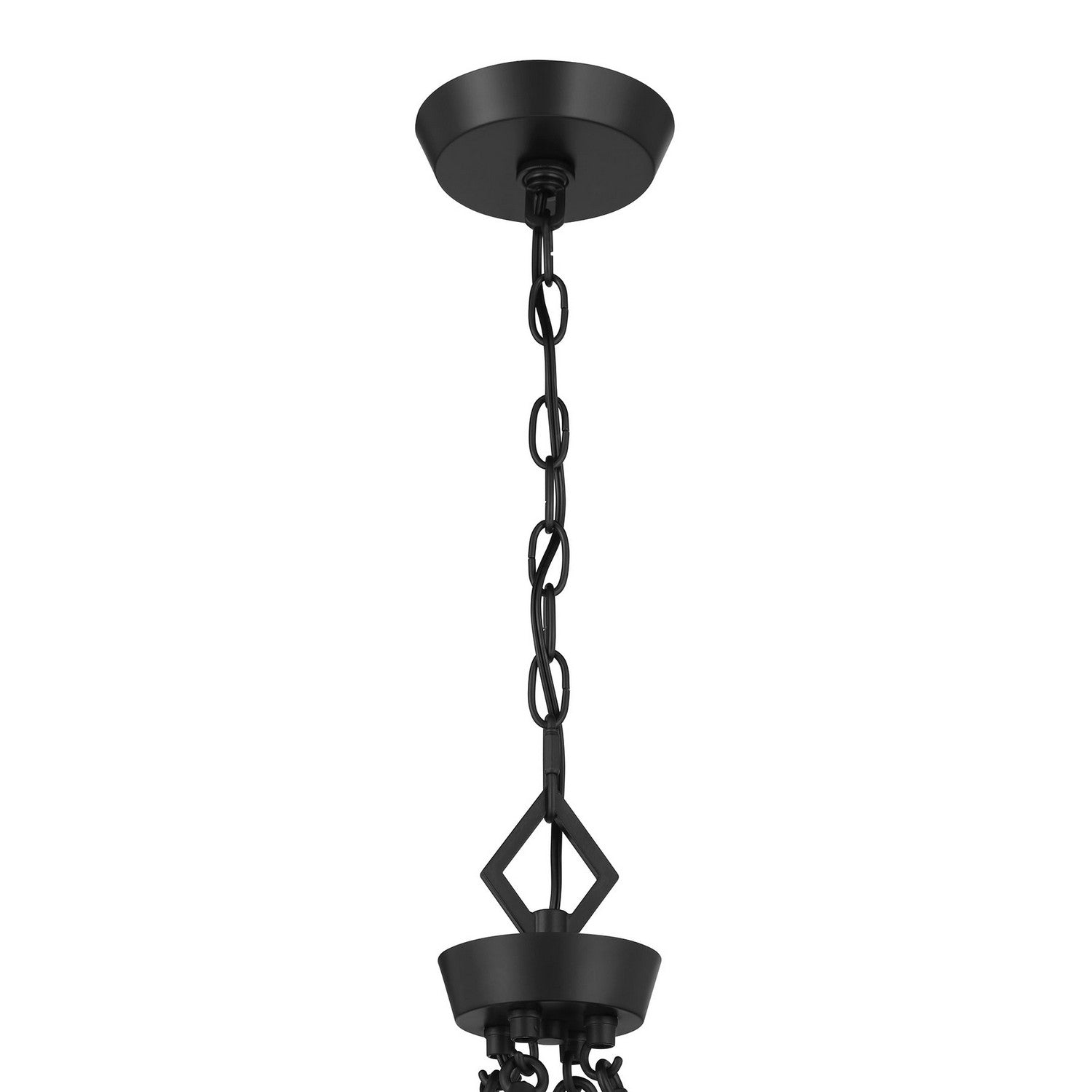 Savoy House - 7-1038-4-89 - Four Light Pendant - Rivage - Matte Black
