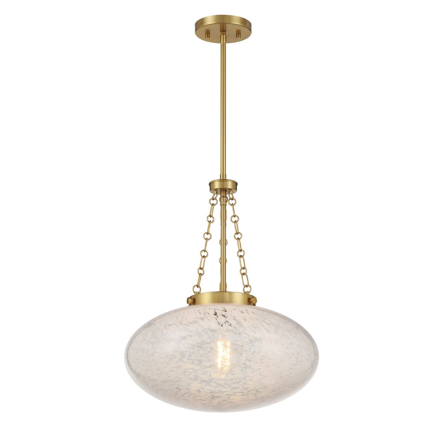 Savoy House - 7-1740-1-322 - One Light Pendant - Willow - Warm Brass