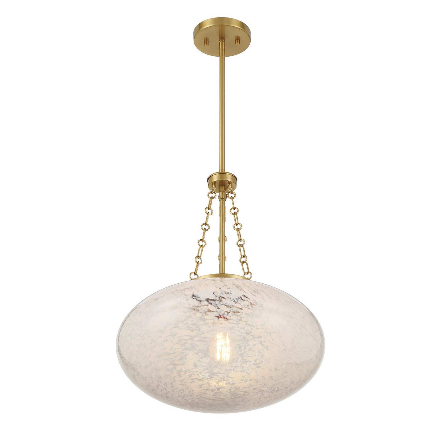 Savoy House - 7-1740-1-322 - One Light Pendant - Willow - Warm Brass