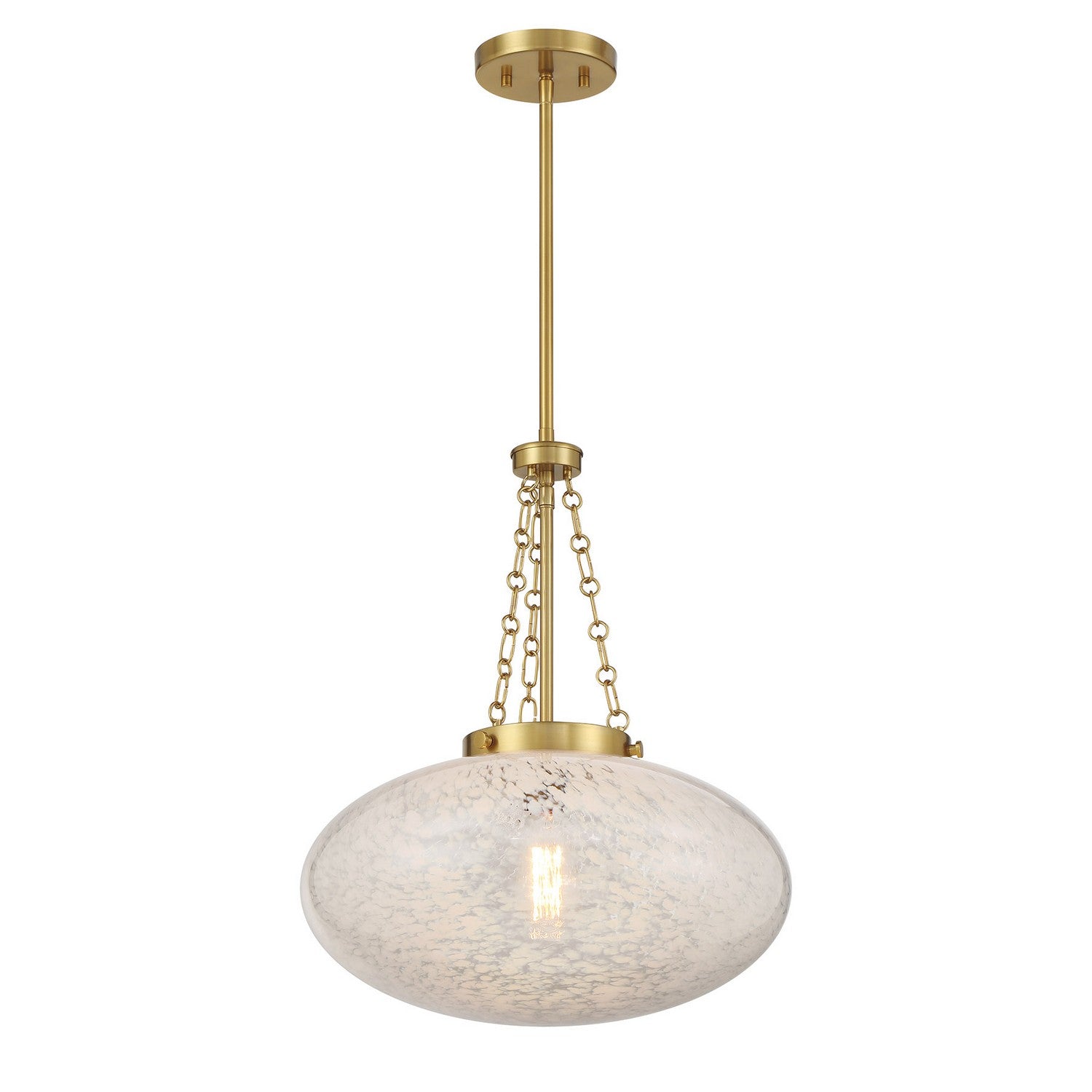 Savoy House - 7-1740-1-322 - One Light Pendant - Willow - Warm Brass
