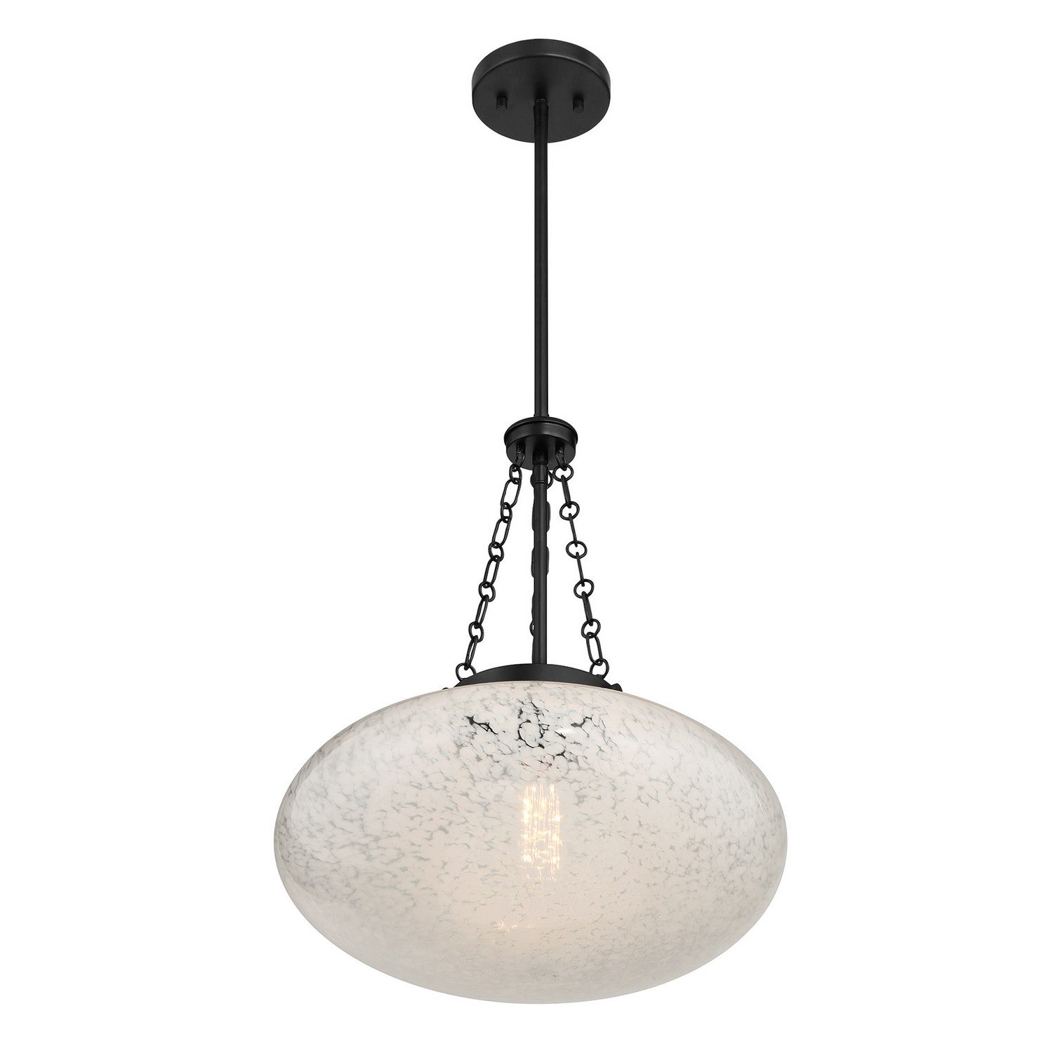 Savoy House - 7-1740-1-89 - One Light Pendant - Willow - Matte Black