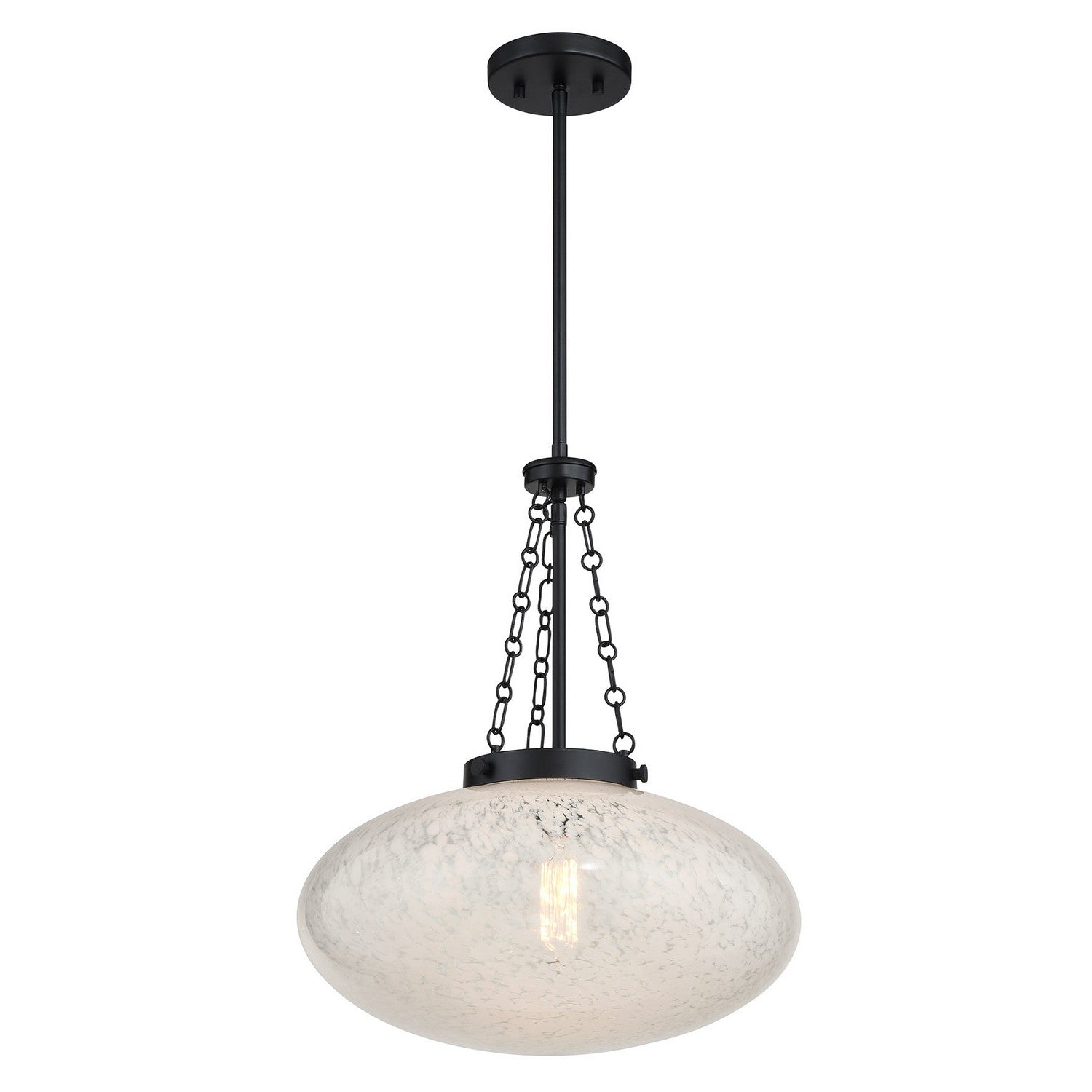 Savoy House - 7-1740-1-89 - One Light Pendant - Willow - Matte Black