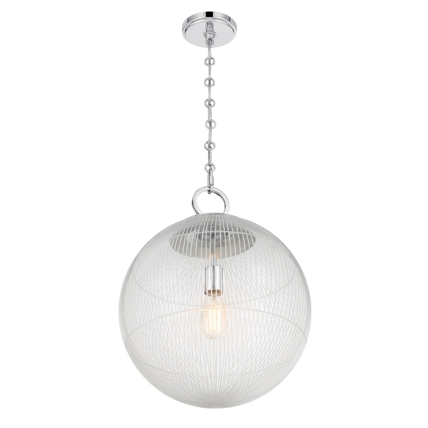 Savoy House - 7-1840-1-11 - One Light Pendant - Cabot - Chrome