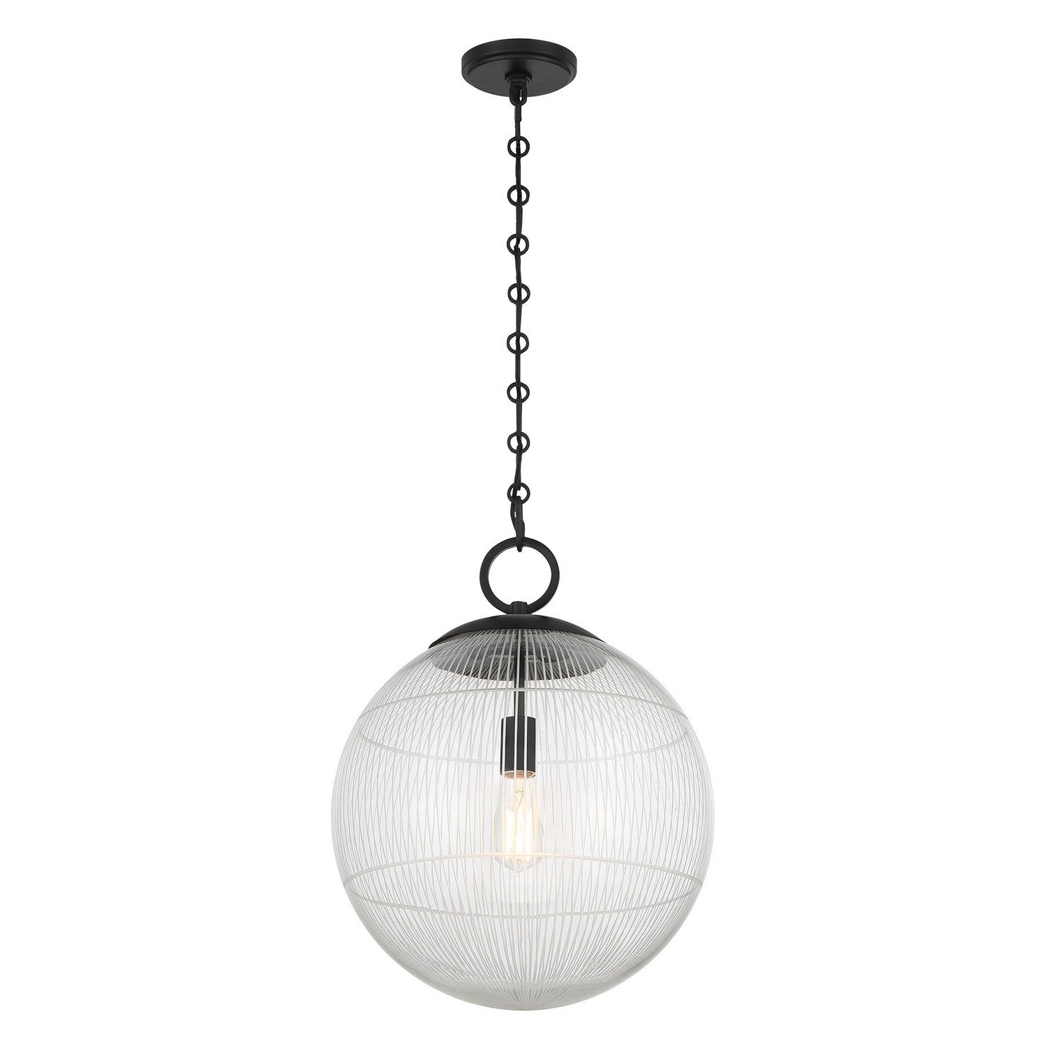 Savoy House - 7-1840-1-89 - One Light Pendant - Cabot - Matte Black