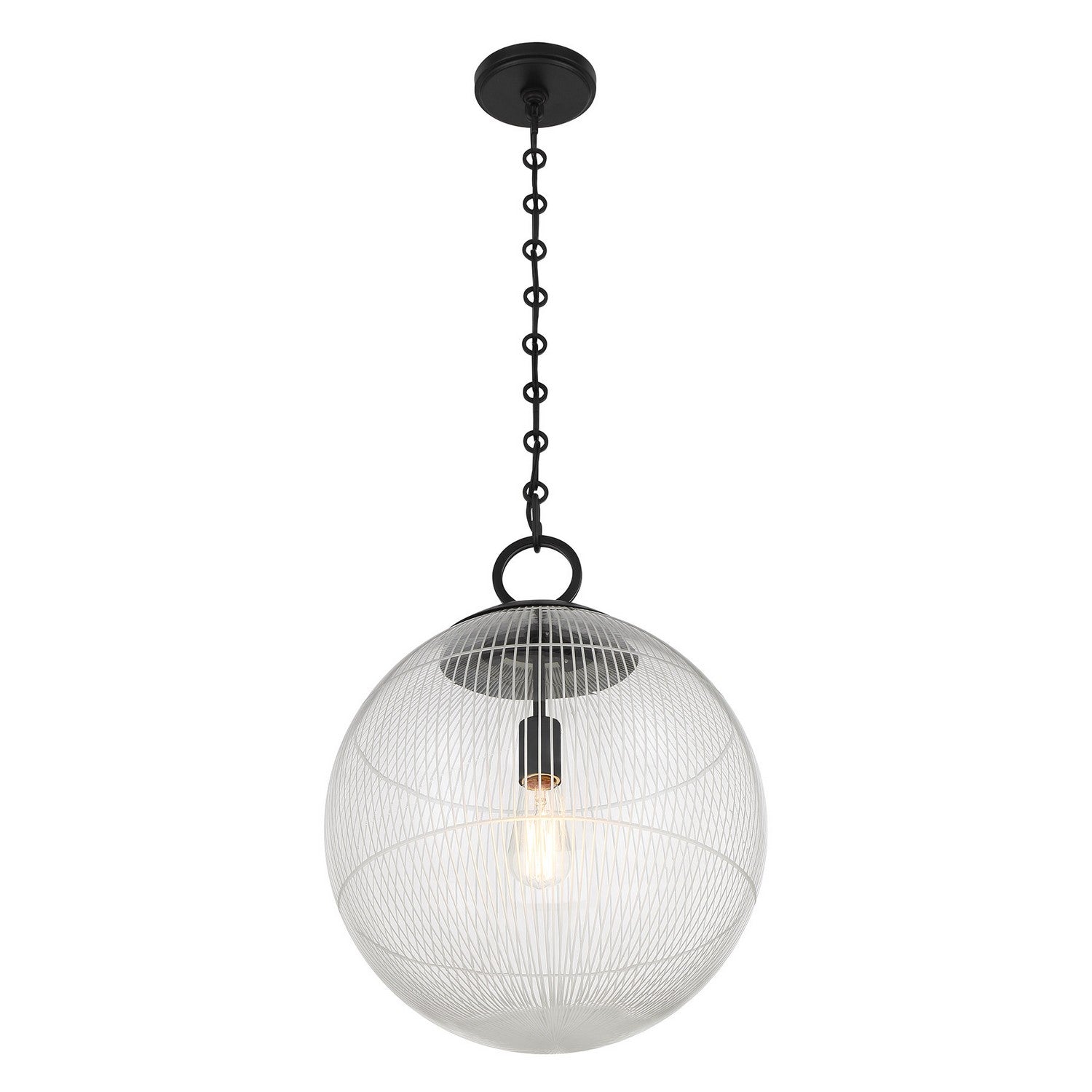 Savoy House - 7-1840-1-89 - One Light Pendant - Cabot - Matte Black