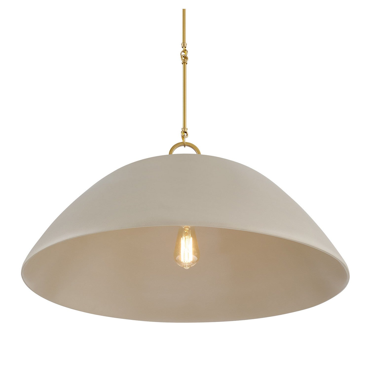 Savoy House - 7-2918-1-156 - One Light Pendant - Alta - Concrete and Brass
