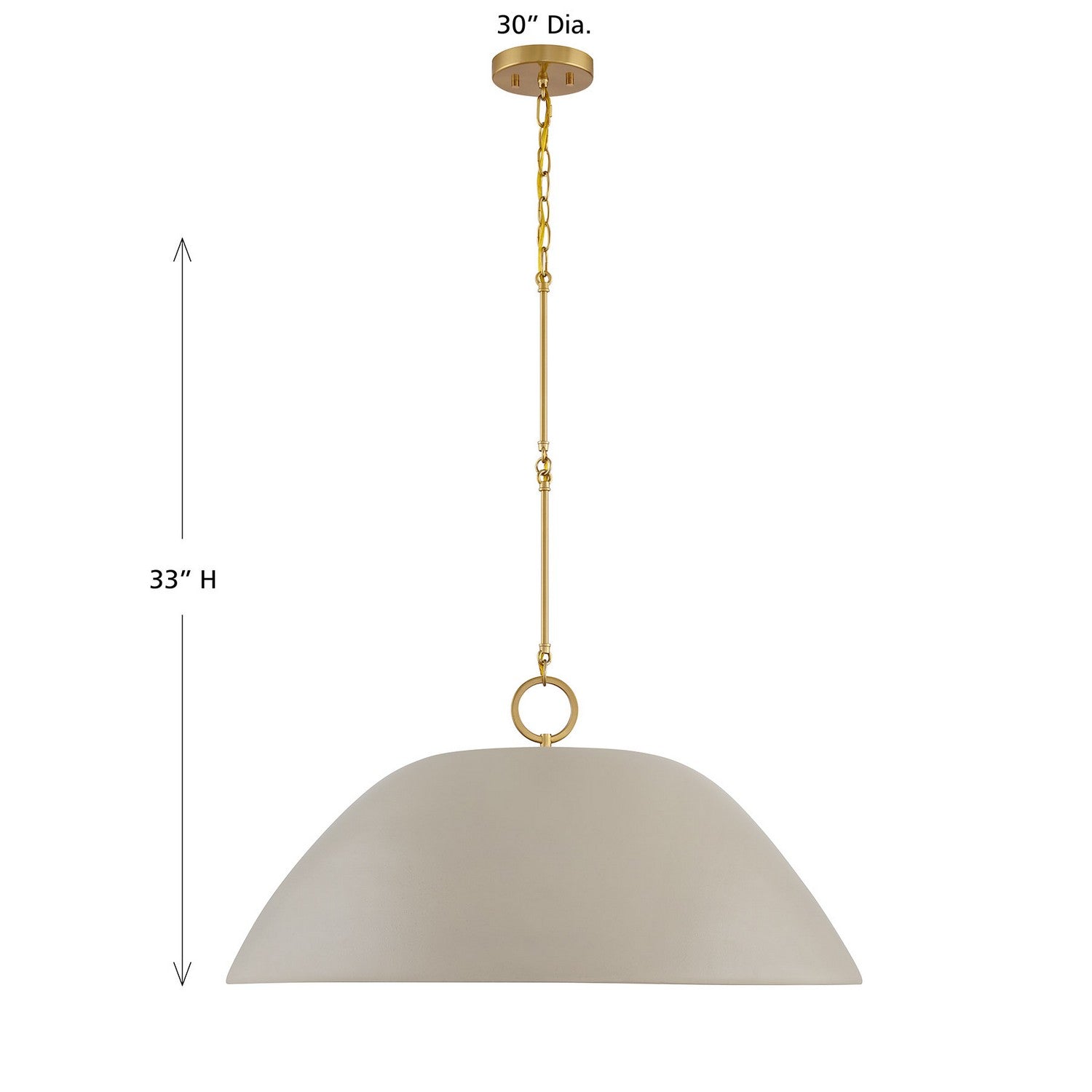 Savoy House - 7-2918-1-156 - One Light Pendant - Alta - Concrete and Brass