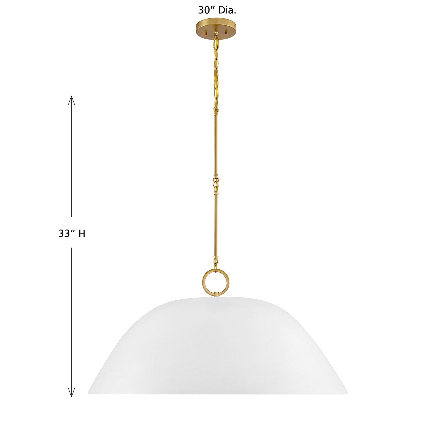 Savoy House - 7-2918-1-157 - One Light Pendant - Alta - White Bisque and Brass