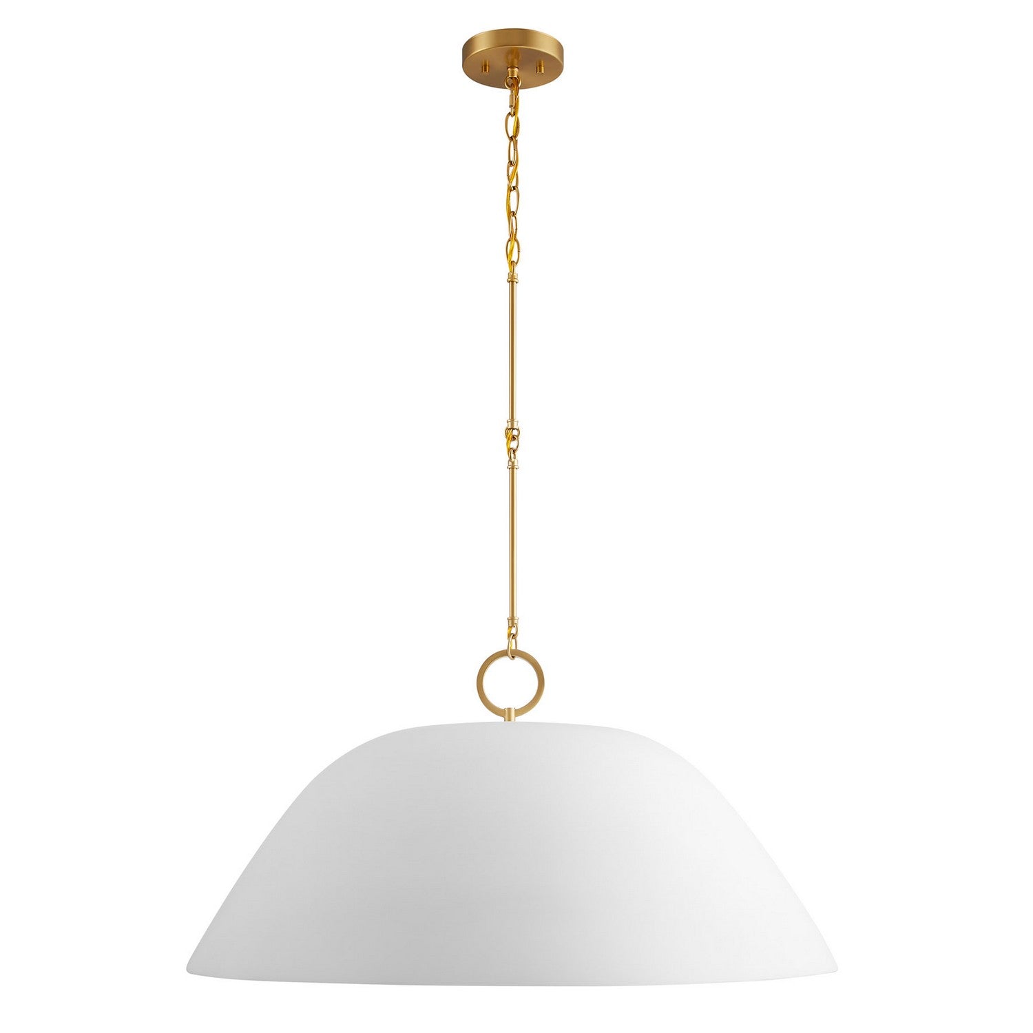 Savoy House - 7-2918-1-157 - One Light Pendant - Alta - White Bisque and Brass