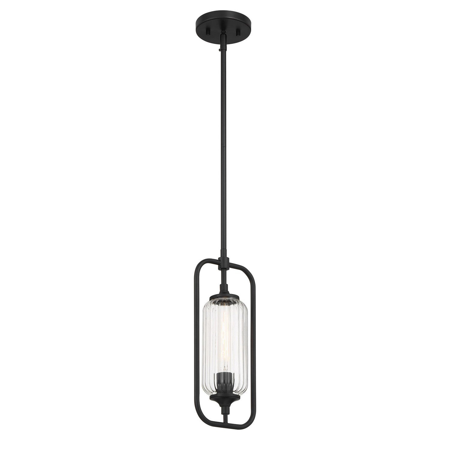 Savoy House - 7-3022-1-89 - One Light Mini-Pendant - Holton - Matte Black