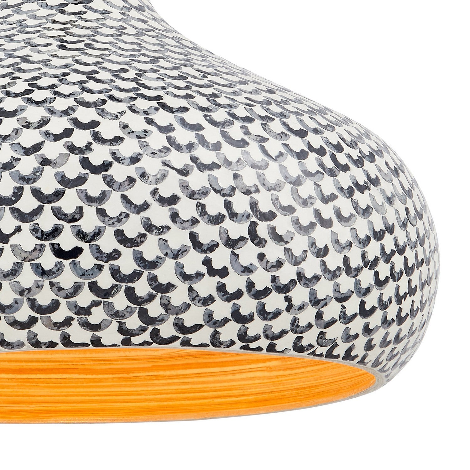 Savoy House - 7-3095-1-201 - One Light Pendant - Jade - Black and White Shell