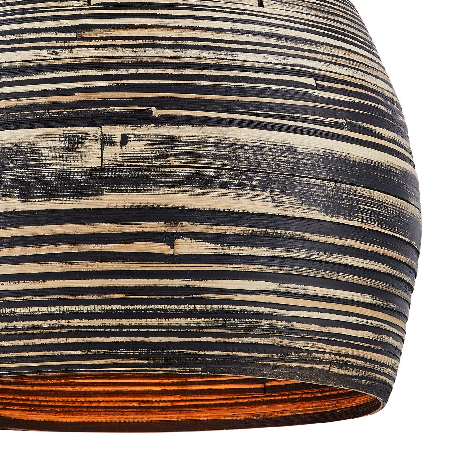 Savoy House - 7-3096-1-202 - One Light Pendant - Jamsen - Black Bamboo