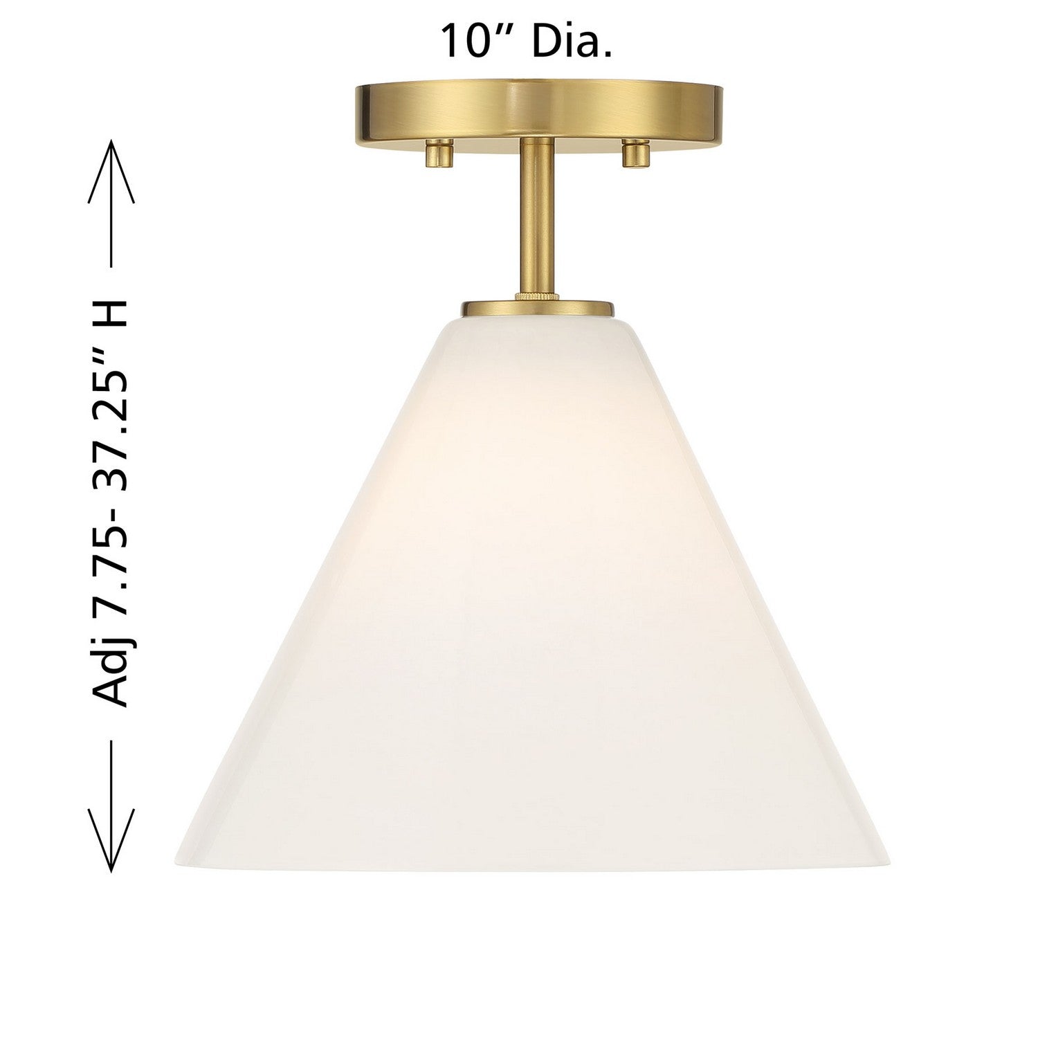 Savoy House - 7-4011-1-322 - One Light Mini-Pendant - Blair - Warm Brass