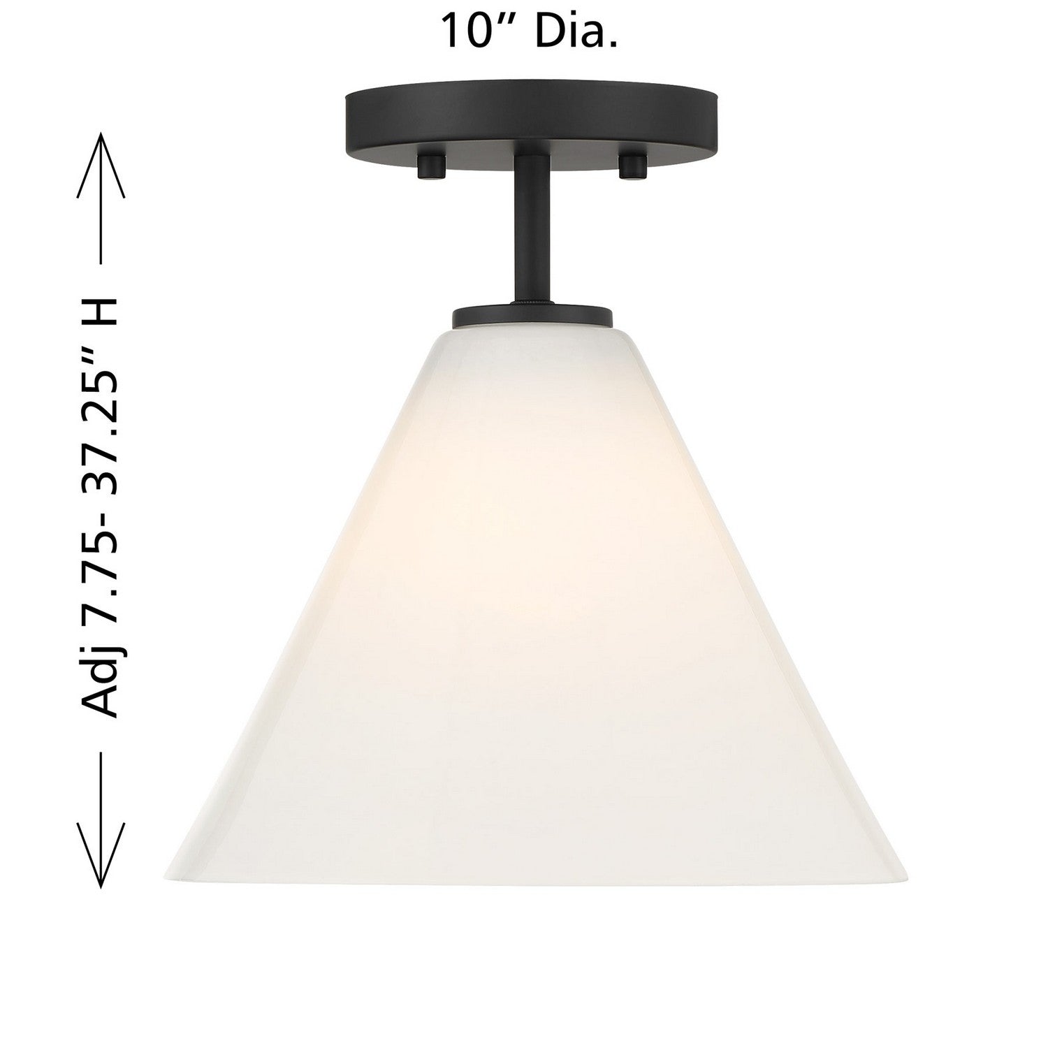 Savoy House - 7-4011-1-89 - One Light Mini-Pendant - Blair - Matte Black