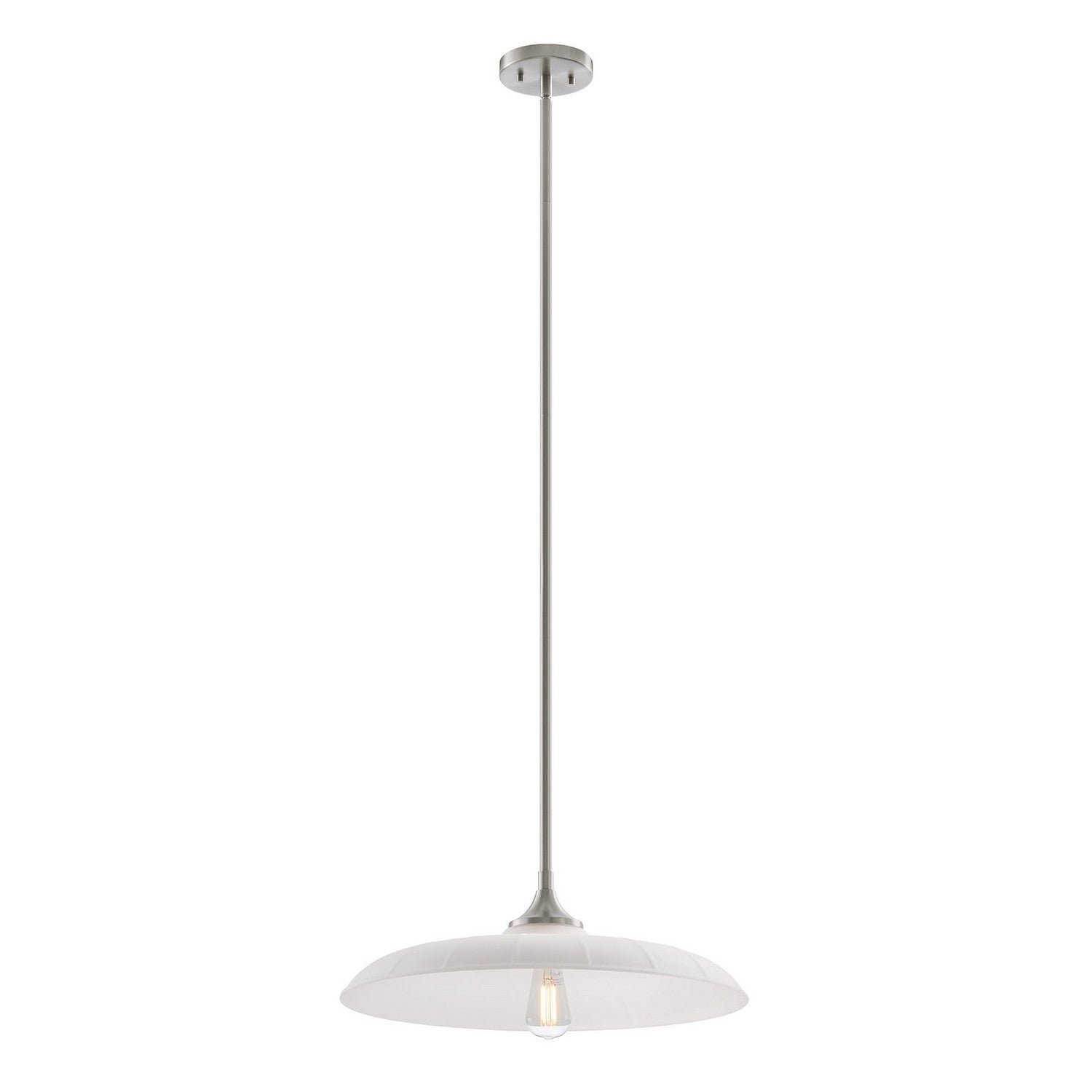 Savoy House - 7-4286-1-SN - One Light Pendant - Hadley - Satin Nickel