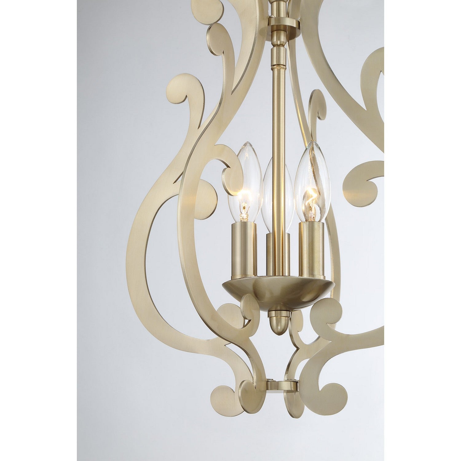 Savoy House - 7-6095-3-127 - Three Light Pendant - Lombard - Noble Brass