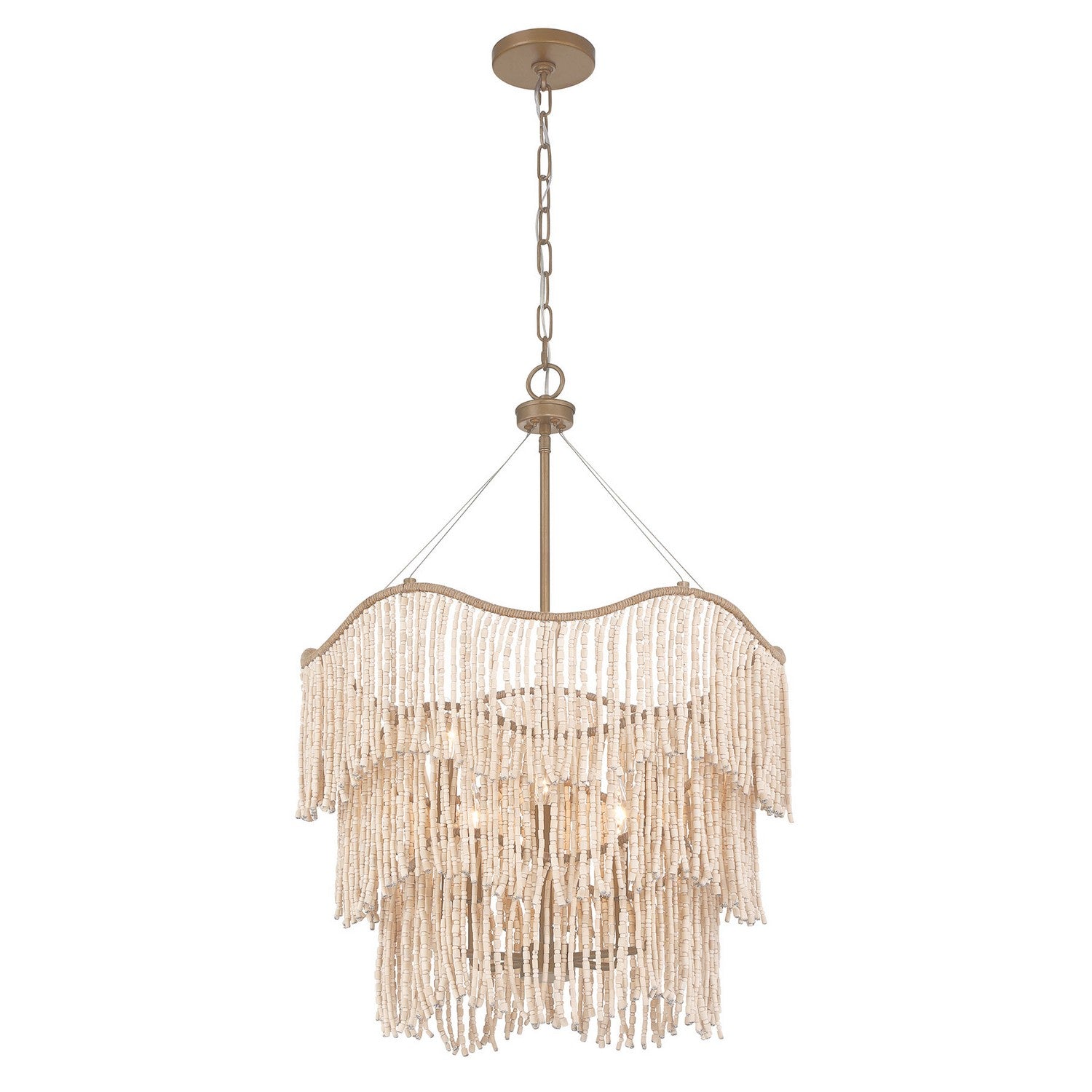 Savoy House - 7-7520-6-17 - Six Light Pendant - Melia - Cypress