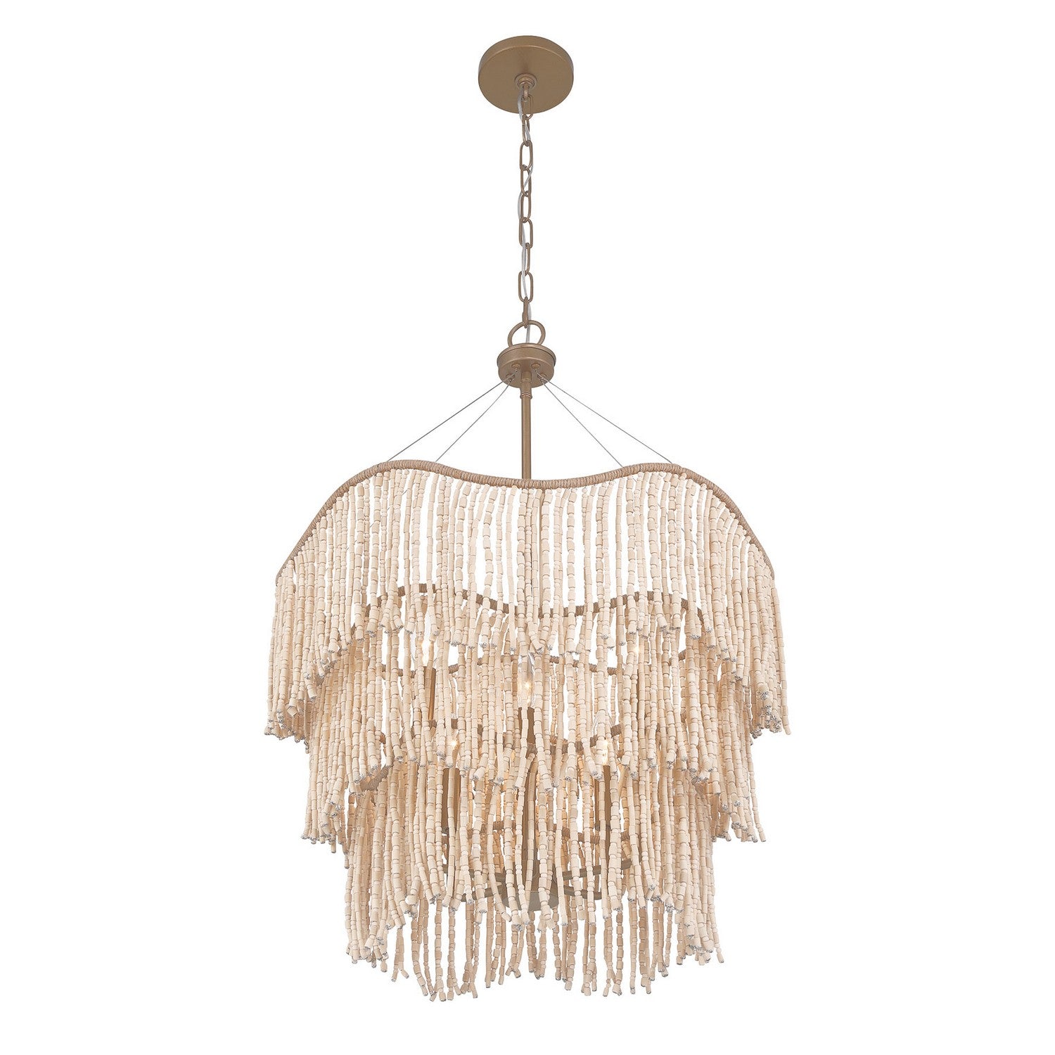 Savoy House - 7-7520-6-17 - Six Light Pendant - Melia - Cypress