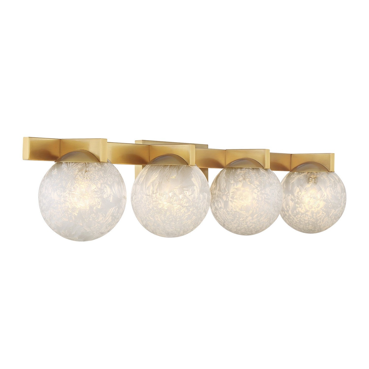 Savoy House - 8-1017-4-322 - Four Light Bathroom Vanity - Darien - Warm Brass