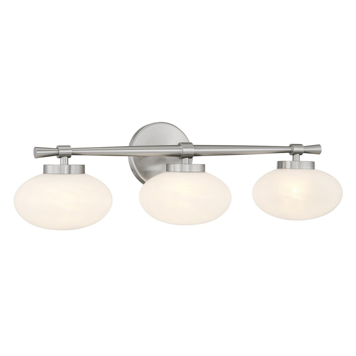 Savoy House - 8-1050-3-SN - Three Light Bathroom Vanity - Barrow - Satin Nickel
