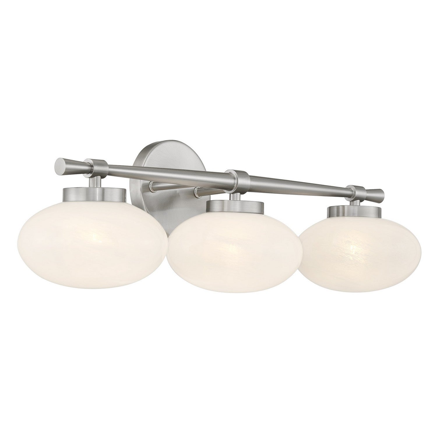 Savoy House - 8-1050-3-SN - Three Light Bathroom Vanity - Barrow - Satin Nickel