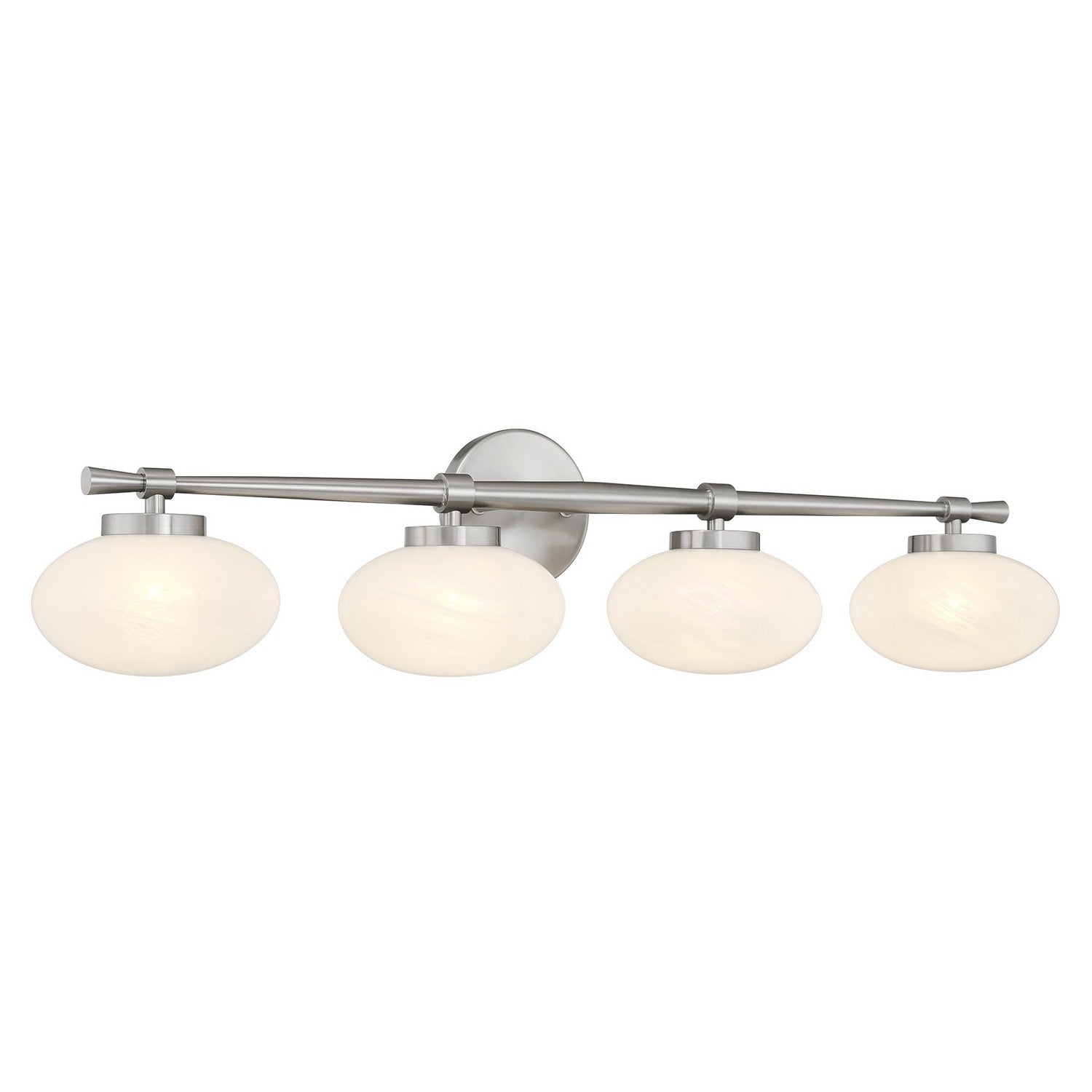 Savoy House - 8-1050-4-SN - Four Light Bathroom Vanity - Barrow - Satin Nickel