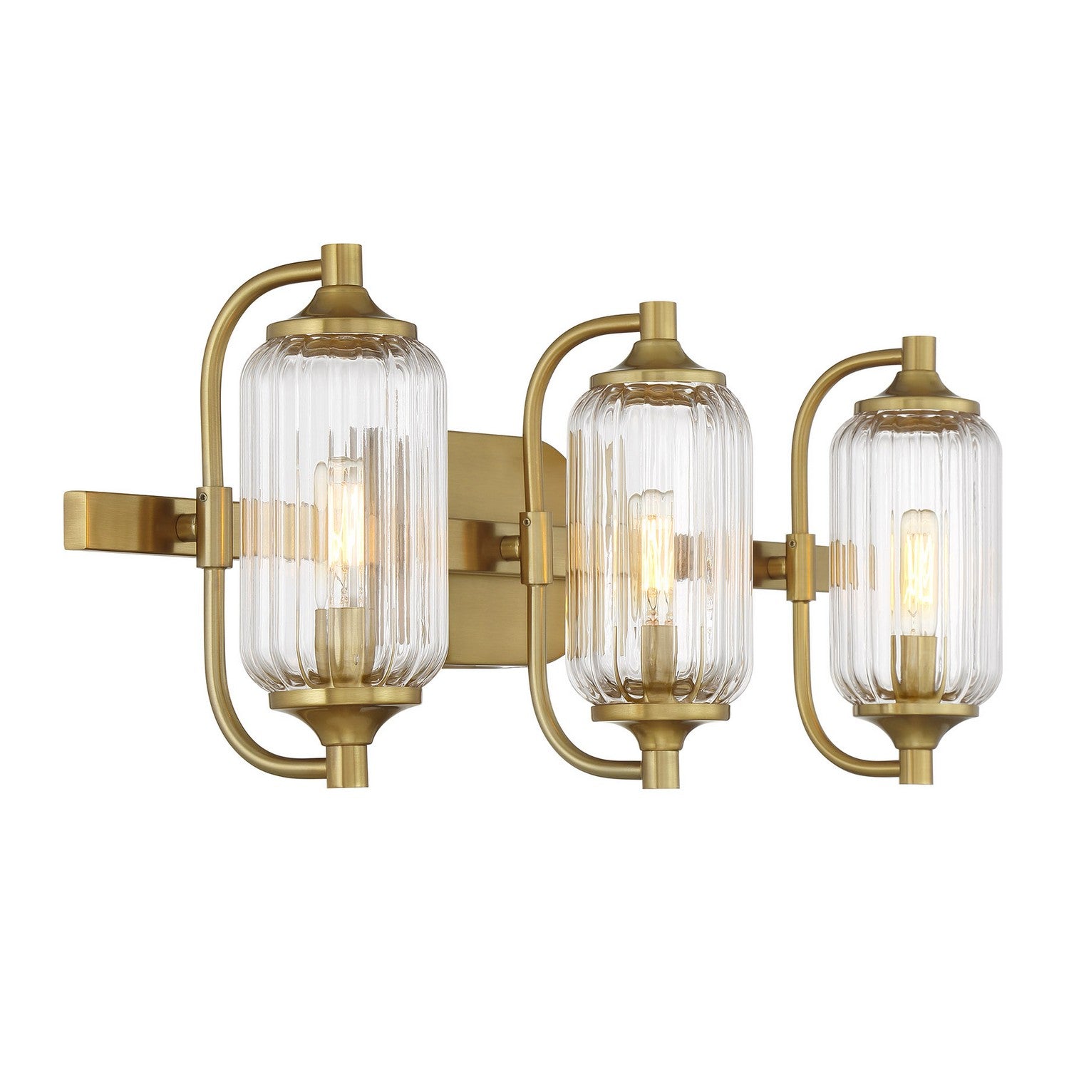 Savoy House - 8-3024-3-322 - Three Light Bathroom Vanity - Holton - Warm Brass