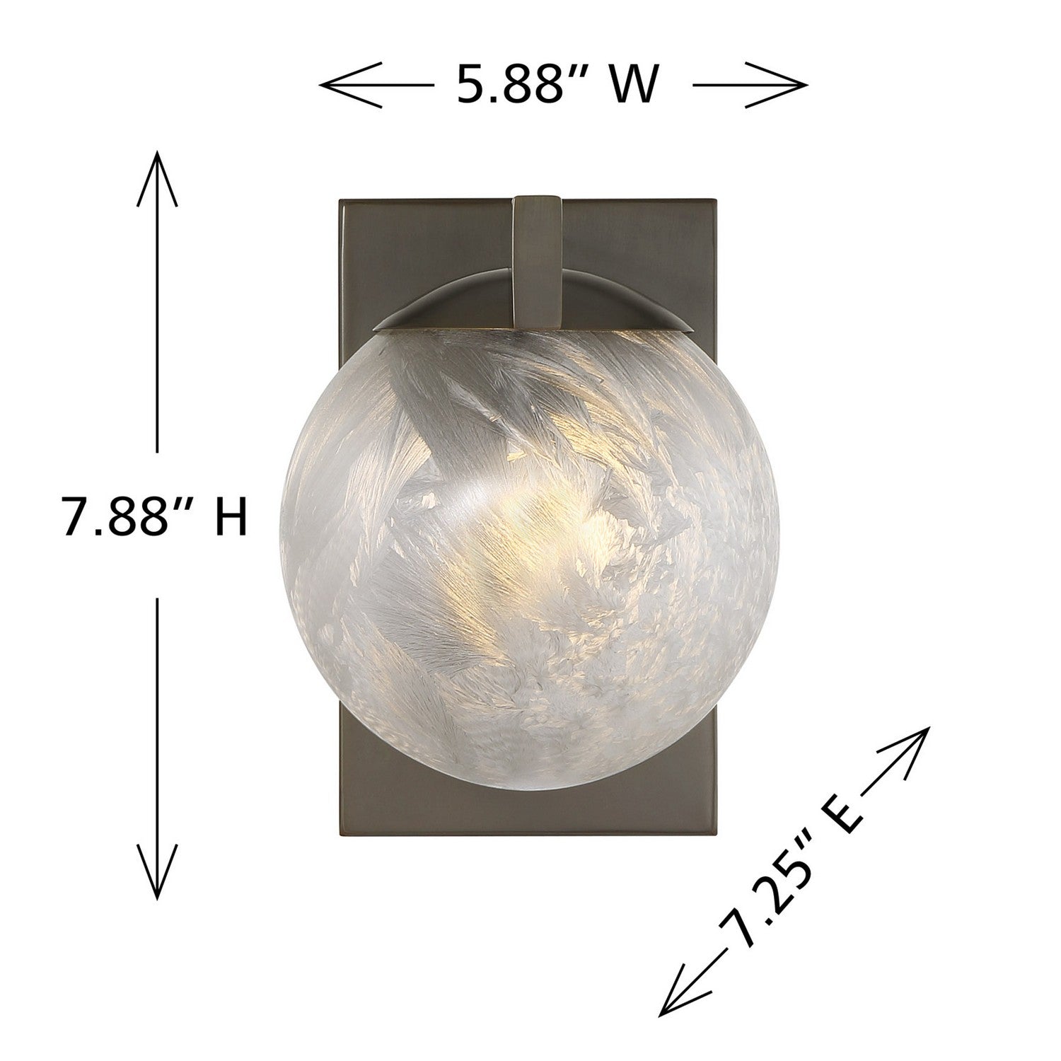 Savoy House - 9-1017-1-15 - One Light Wall Sconce - Darien - Mediterranean Bronze