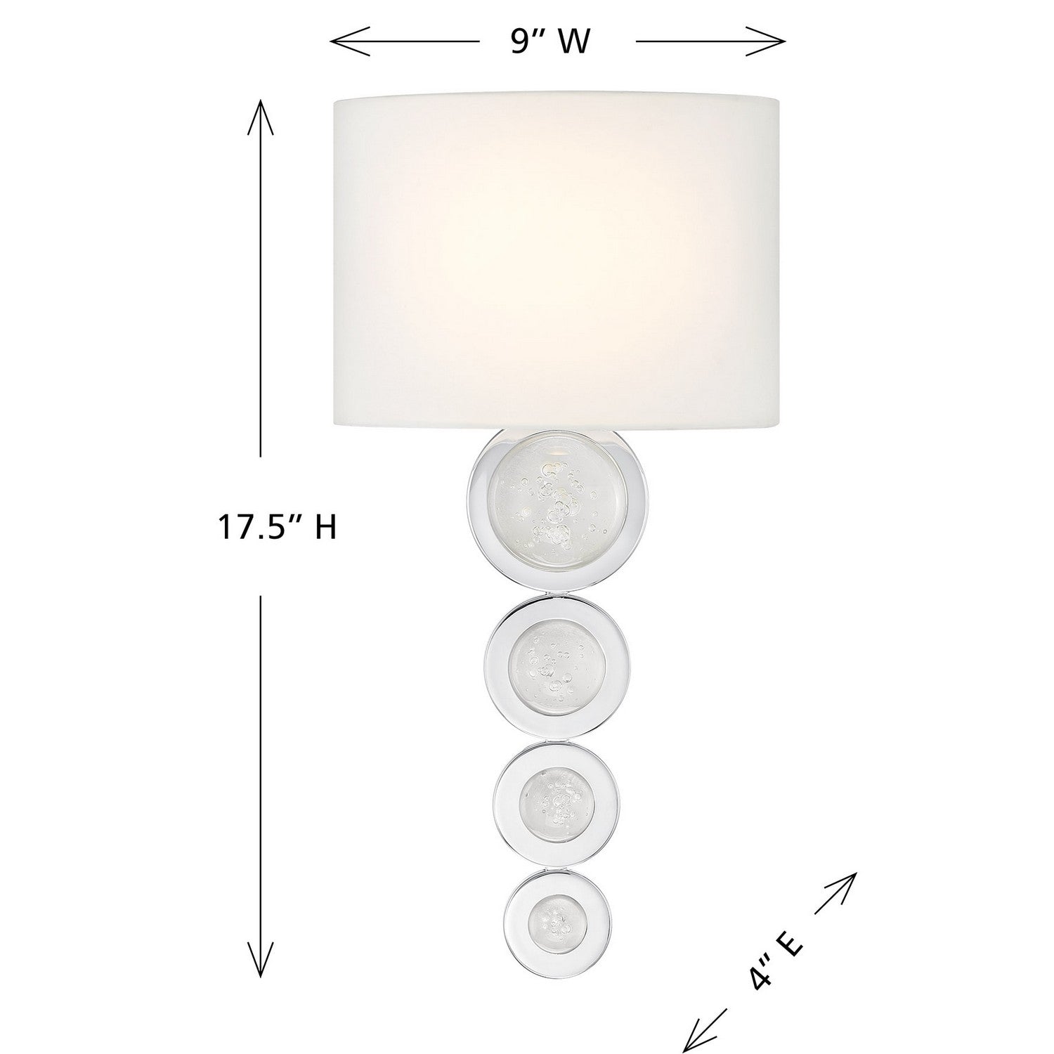 Savoy House - 9-1032-1-11 - LED Wall Sconce - Marseille - Chrome