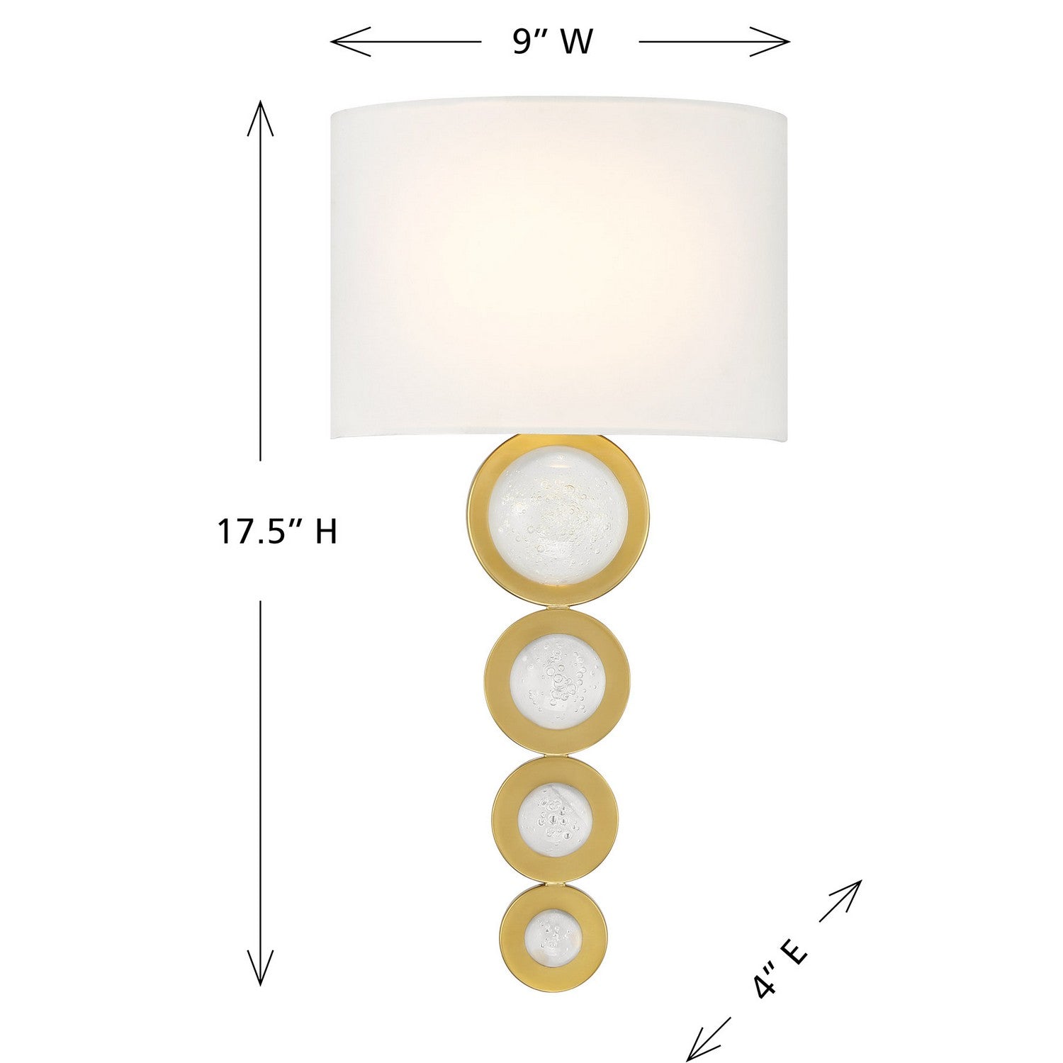 Savoy House - 9-1032-1-322 - LED Wall Sconce - Marseille - Warm Brass