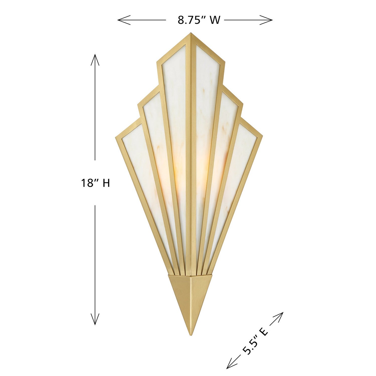 Savoy House - 9-1037-1-322 - LED Wall Sconce - Rivage - Warm Brass