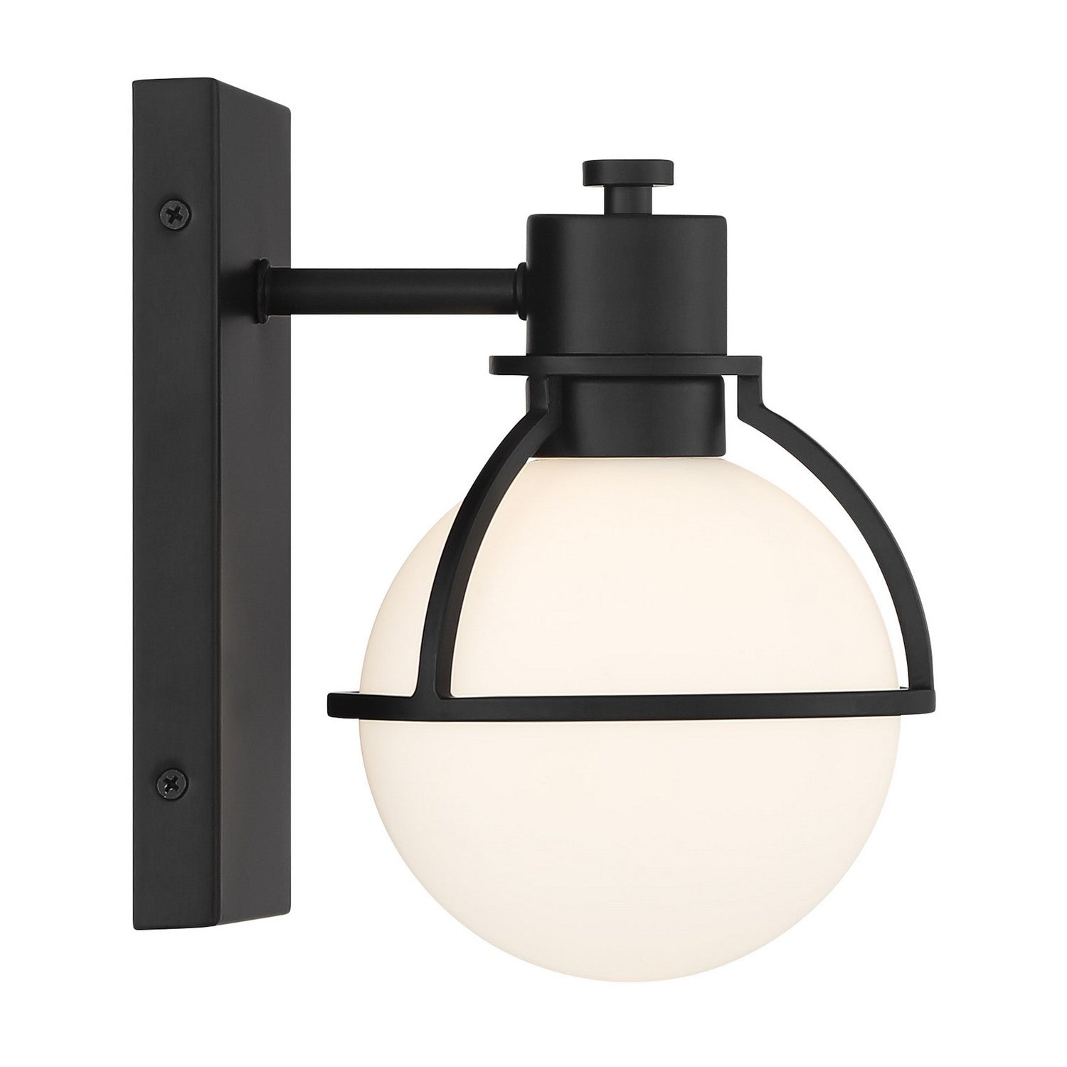 Savoy House - 9-1060-1-BK - One Light Wall Sconce - Pierce - Matte Black
