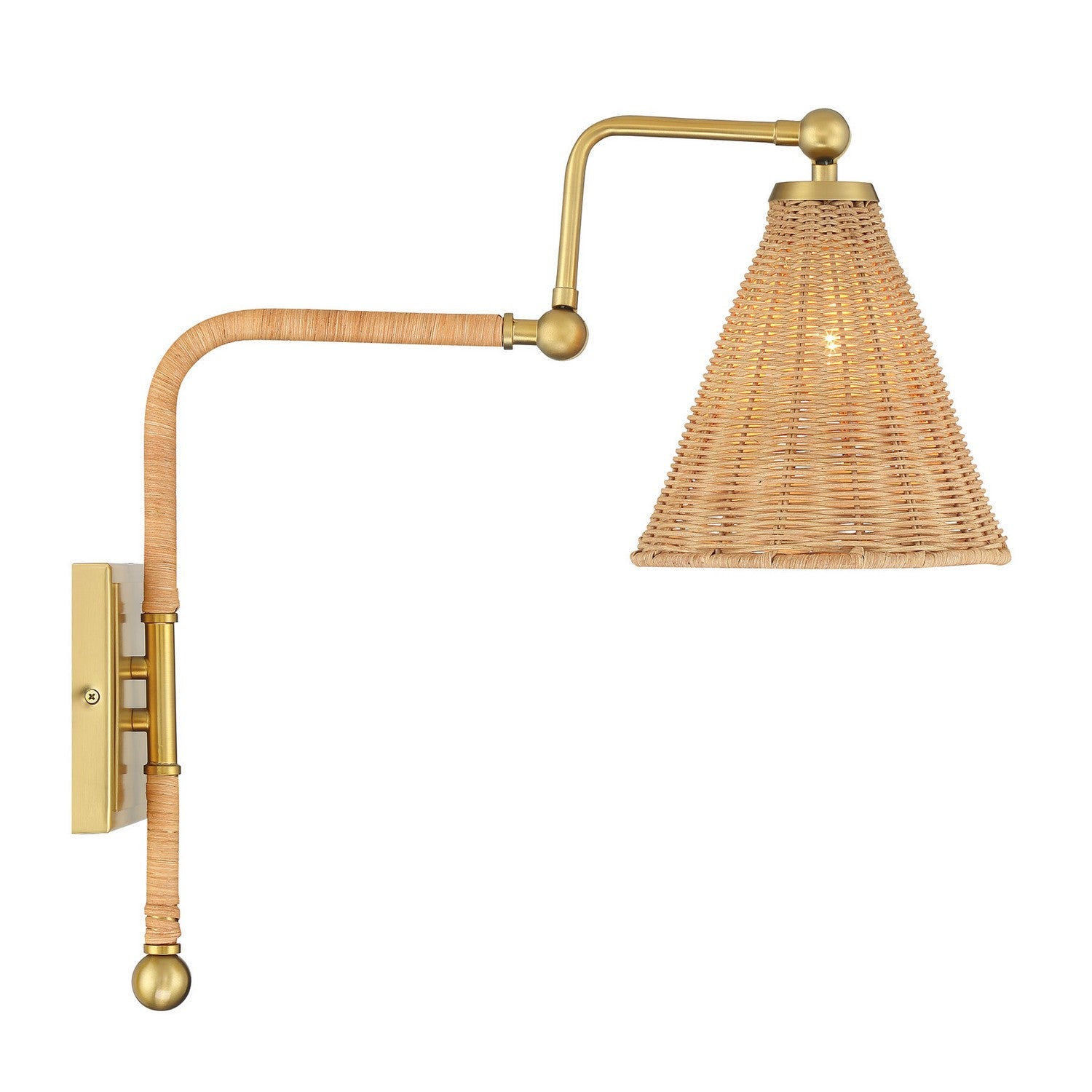 Savoy House - 9-1499-1-322 - One Light Wall Sconce - Linell - Warm Brass