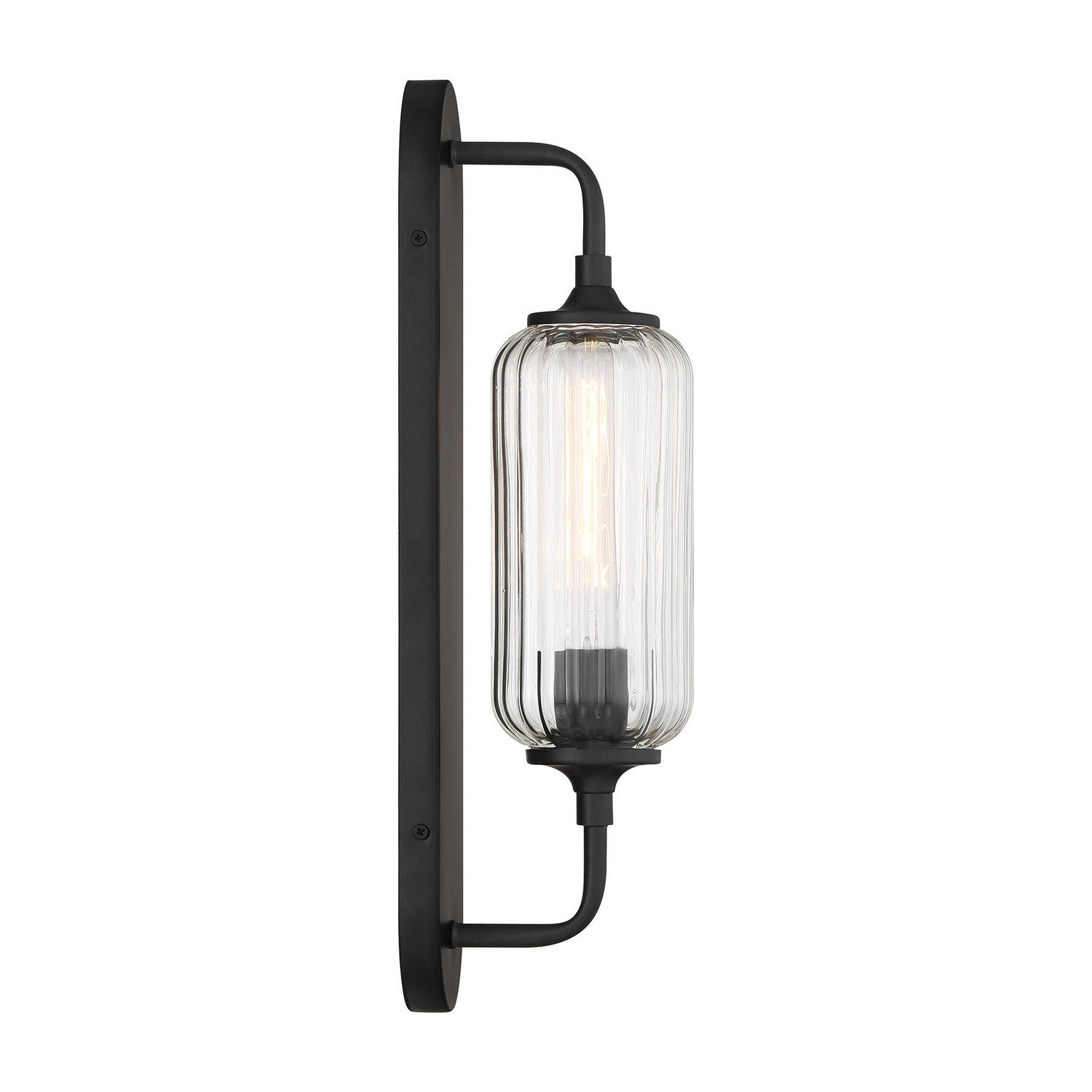 Savoy House - 9-3024-1-BK - One Light Wall Sconce - Holton - Matte Black
