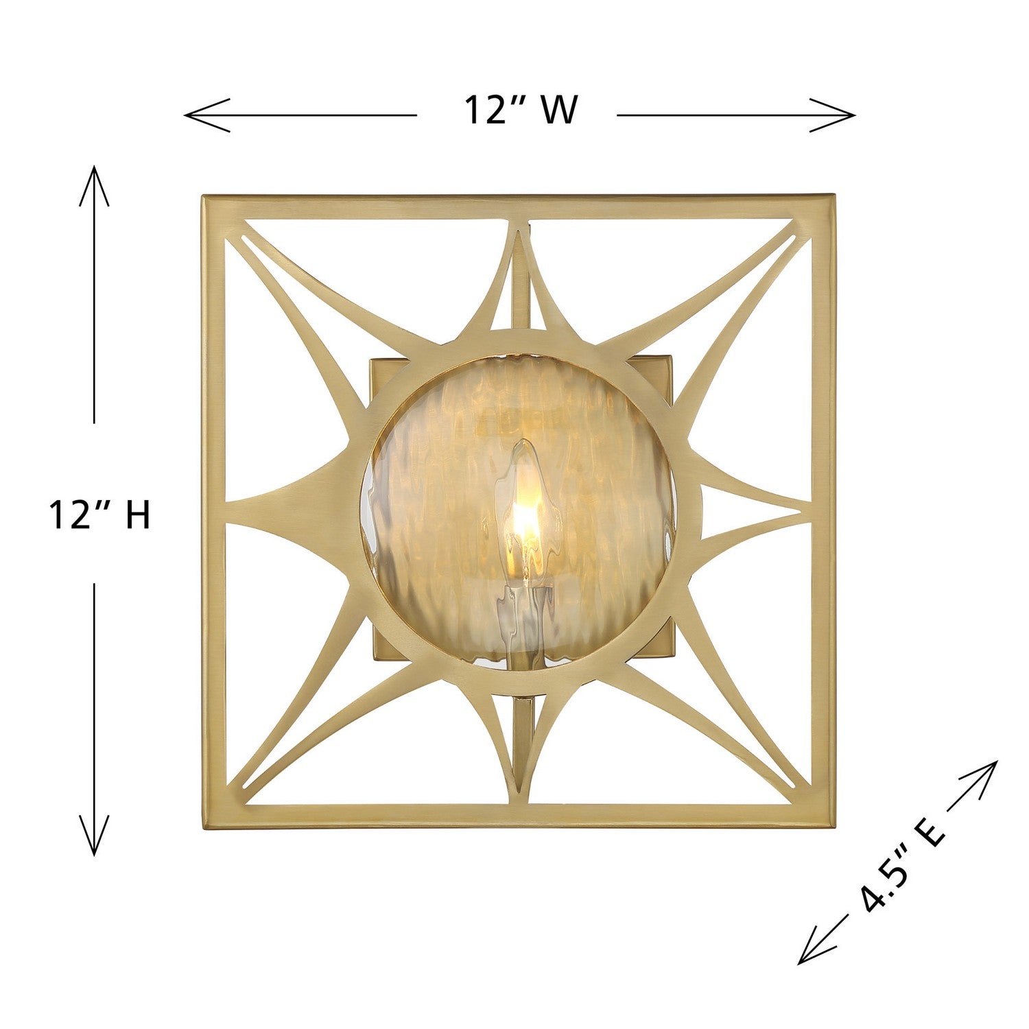 Savoy House - 9-5064-1-322 - One Light Wall Sconce - Balfour - Warm Brass