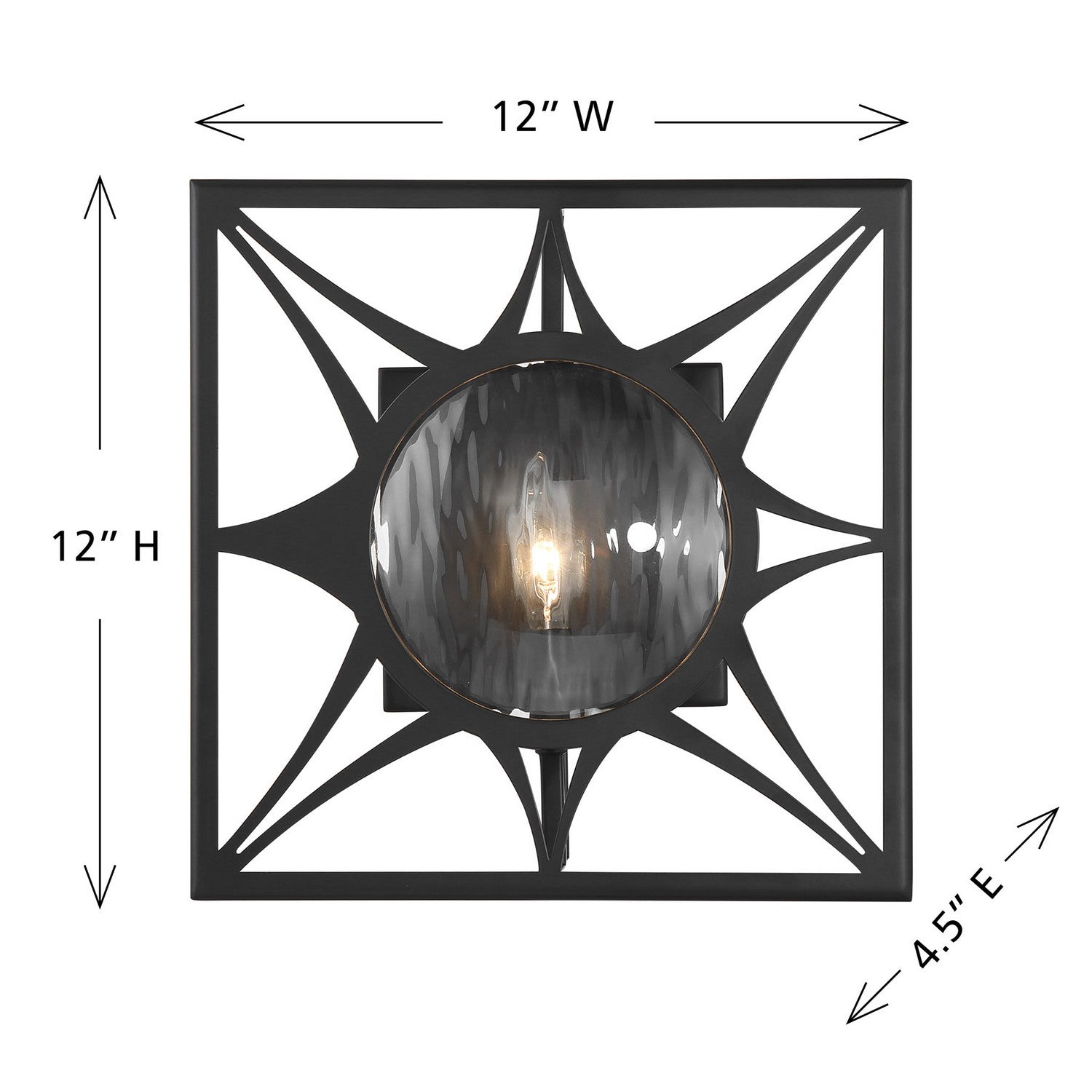 Savoy House - 9-5064-1-89 - One Light Wall Sconce - Balfour - Matte Black