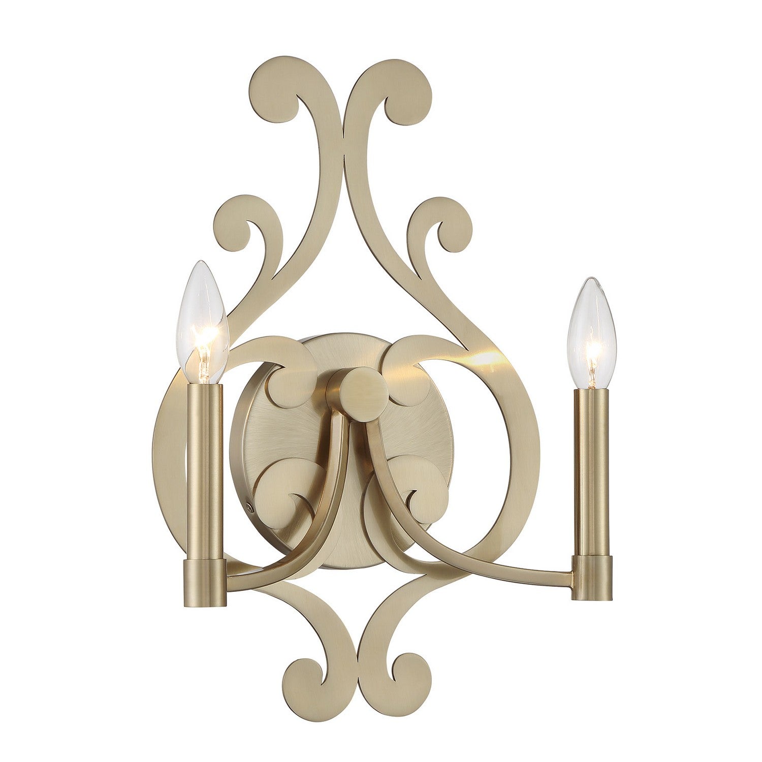 Savoy House - 9-6094-2-127 - Two Light Wall Sconce - Lombard - Noble Brass