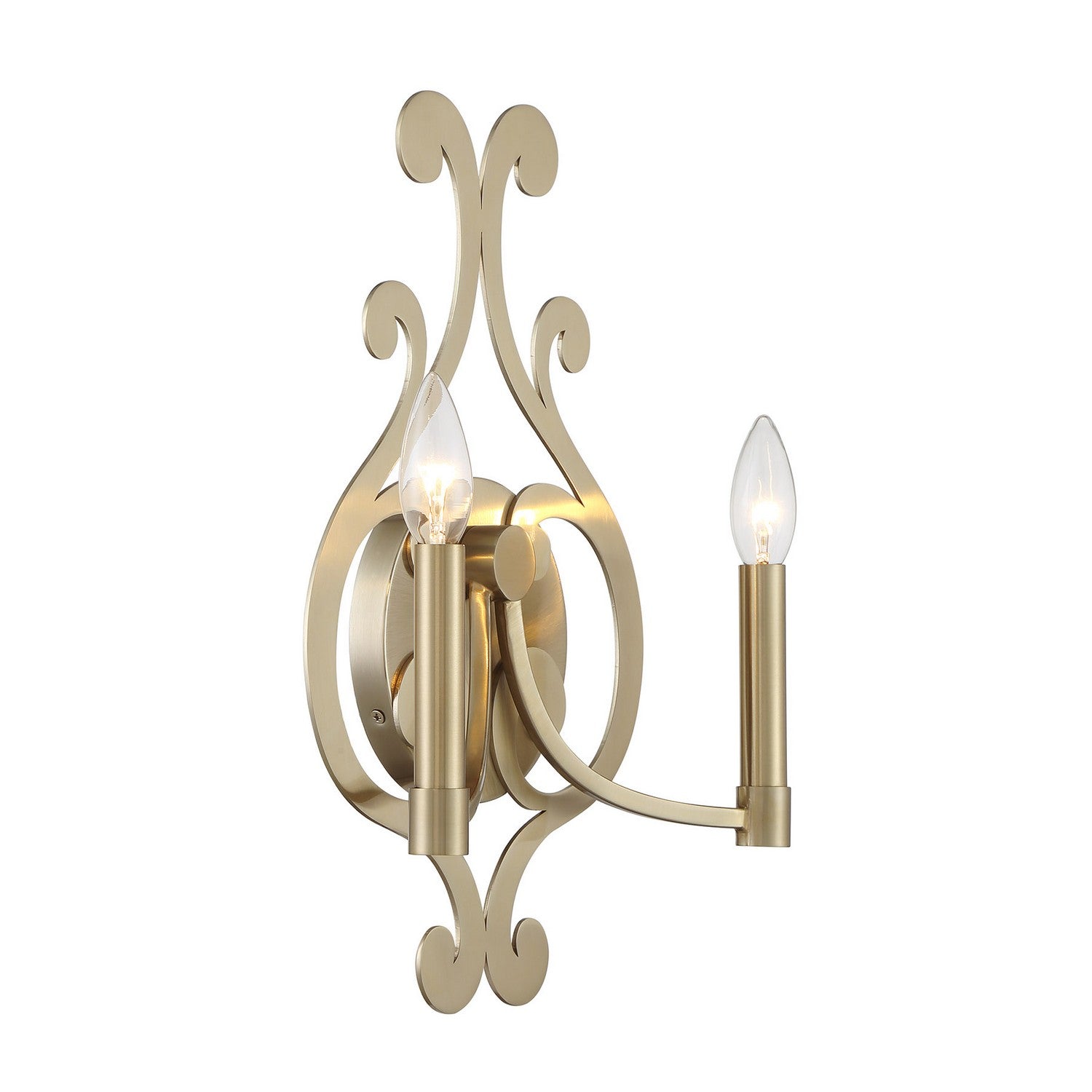 Savoy House - 9-6094-2-127 - Two Light Wall Sconce - Lombard - Noble Brass