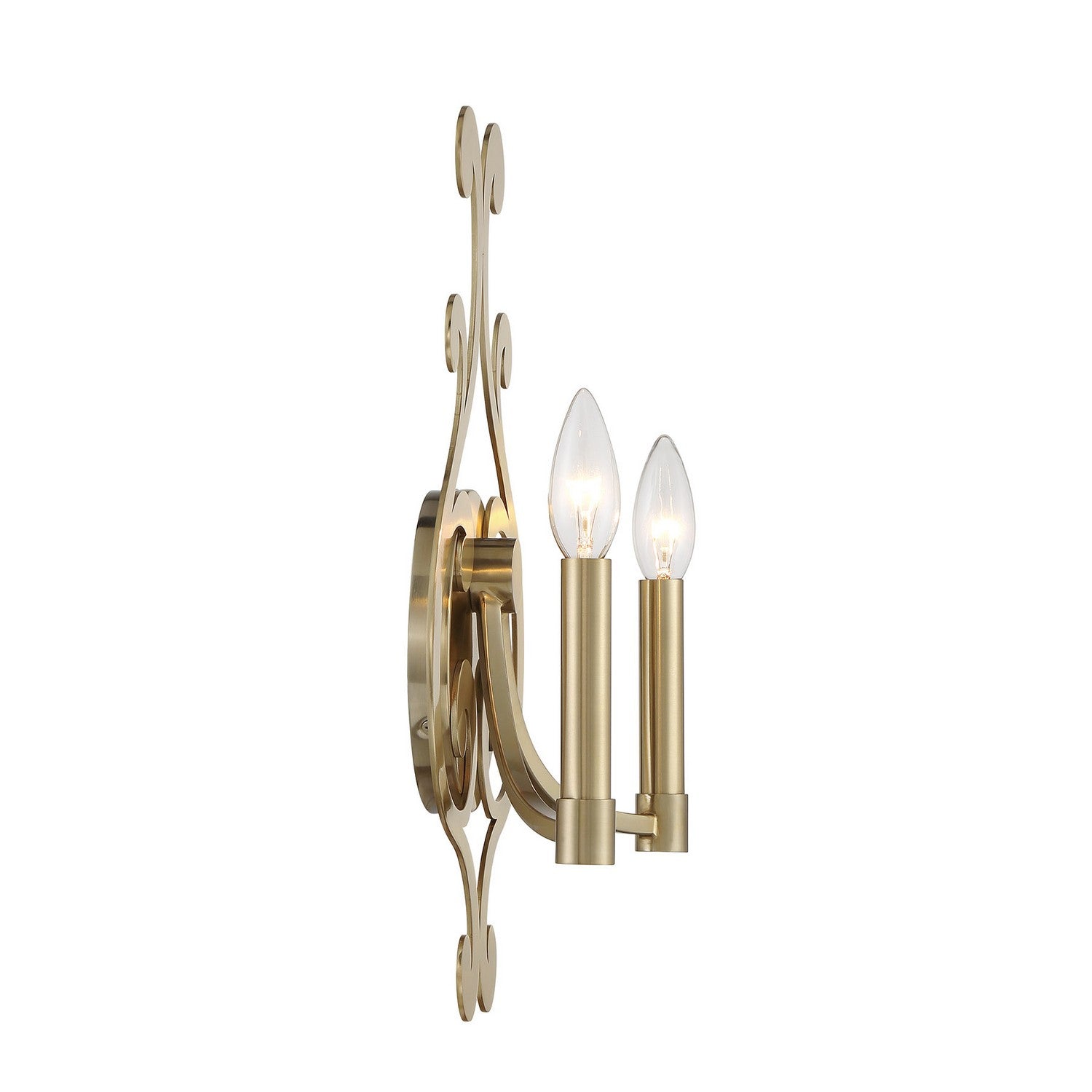Savoy House - 9-6094-2-127 - Two Light Wall Sconce - Lombard - Noble Brass