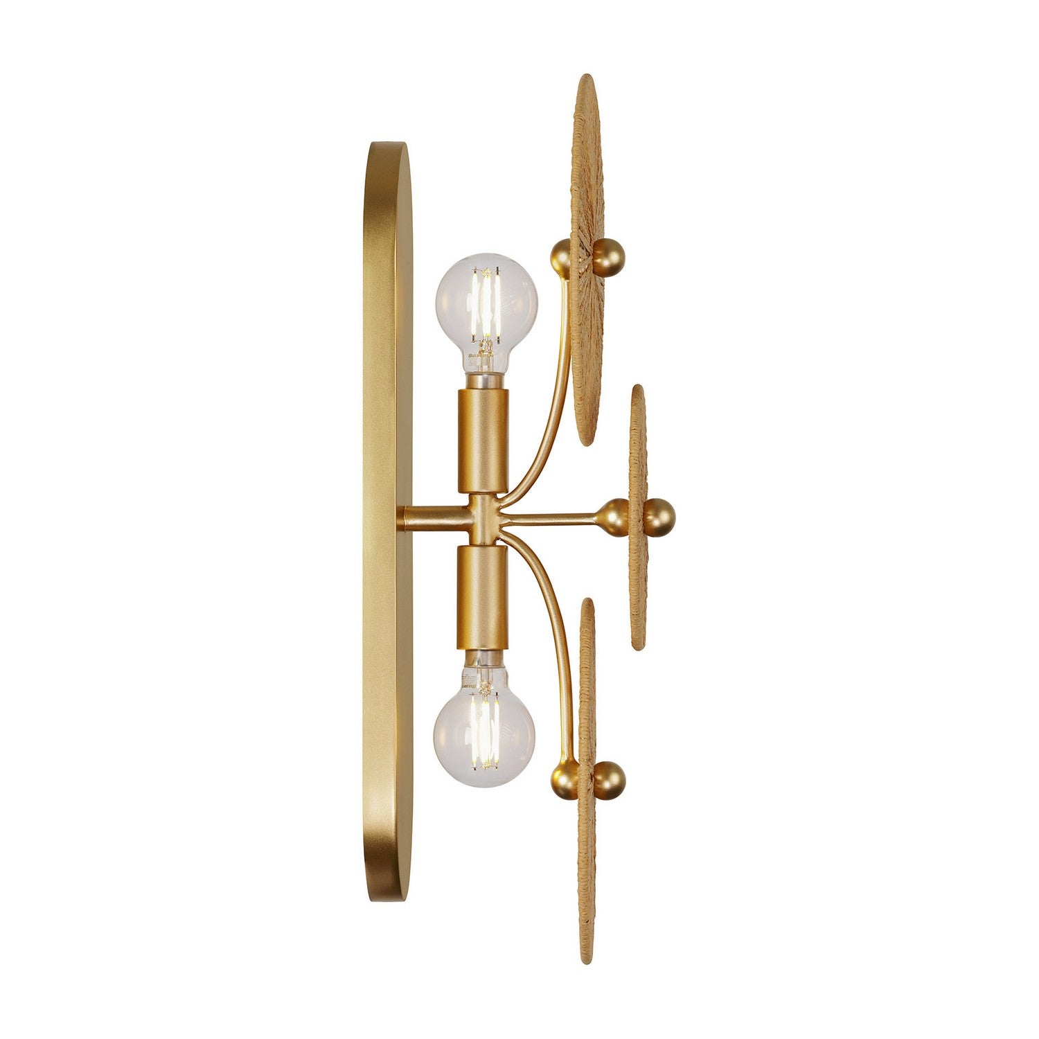Savoy House - 9-6382-2-60 - Two Light Wall Sconce - Abbott - Distressed Gold